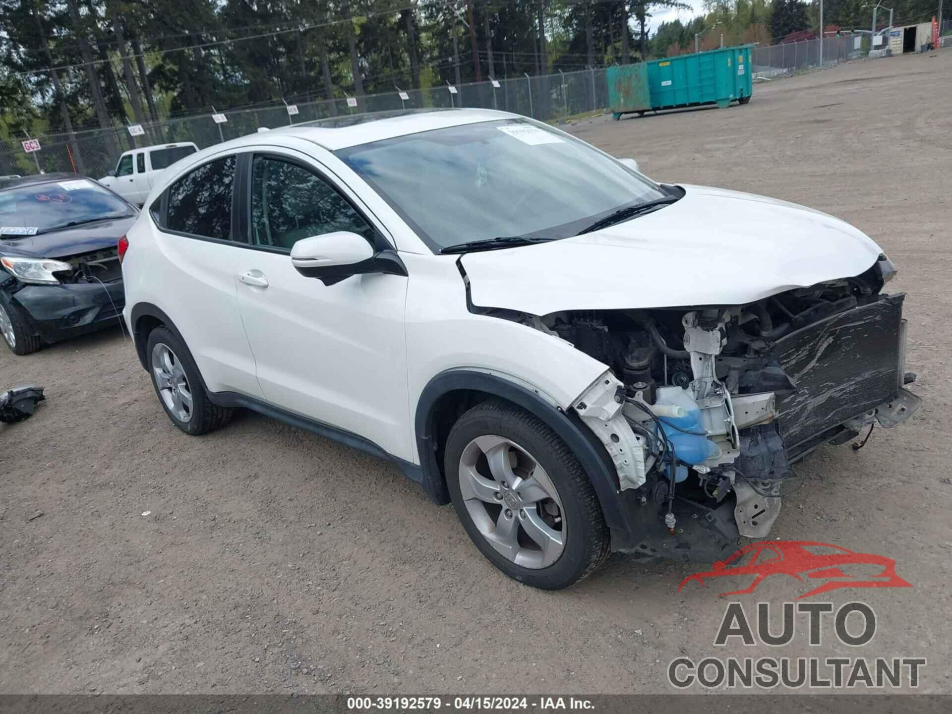 HONDA HR-V 2016 - 3CZRU5H54GM739849