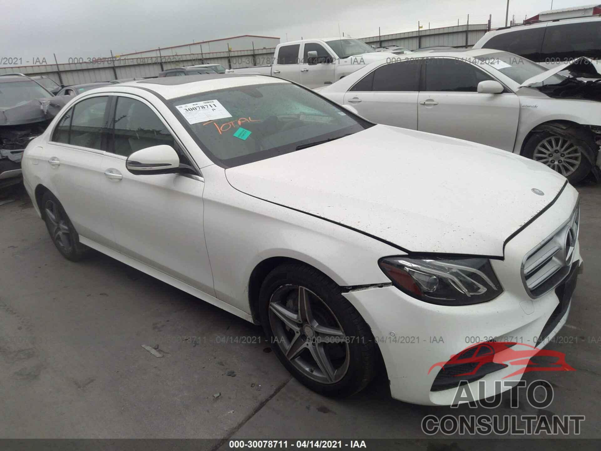 MERCEDES-BENZ E-CLASS 2017 - WDDZF4JB7HA020917