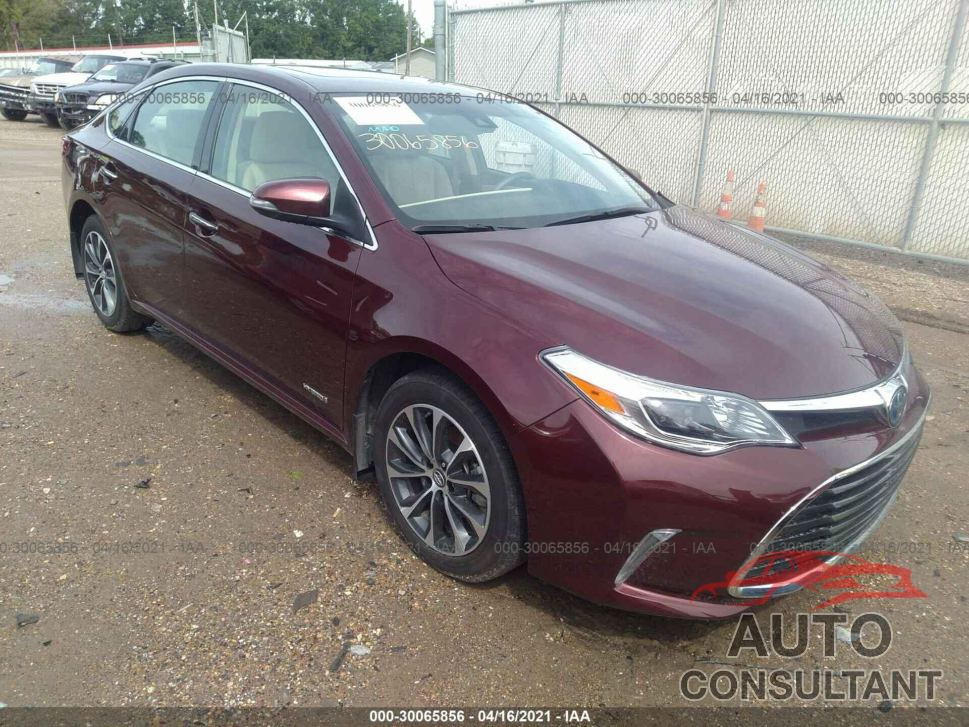 TOYOTA AVALON 2018 - 4T1BD1EB7JU063471