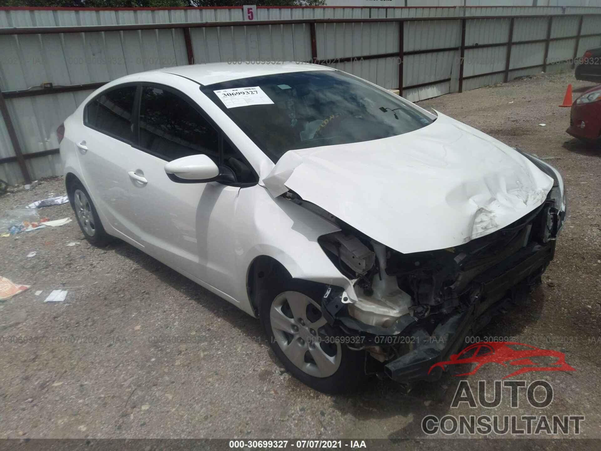 KIA FORTE 2017 - 3KPFK4A75HE133122