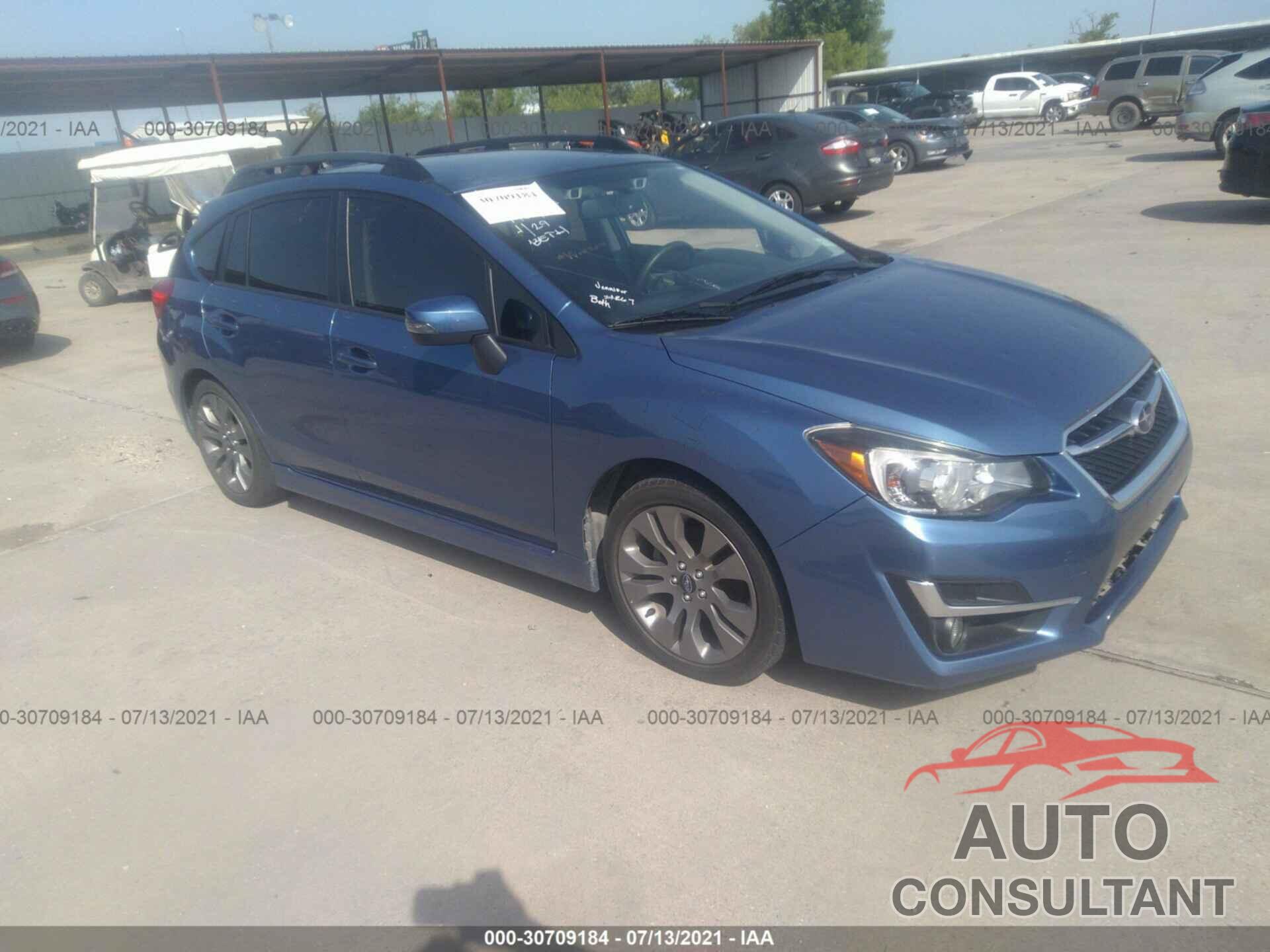 SUBARU IMPREZA WAGON 2016 - JF1GPAS62G8238791