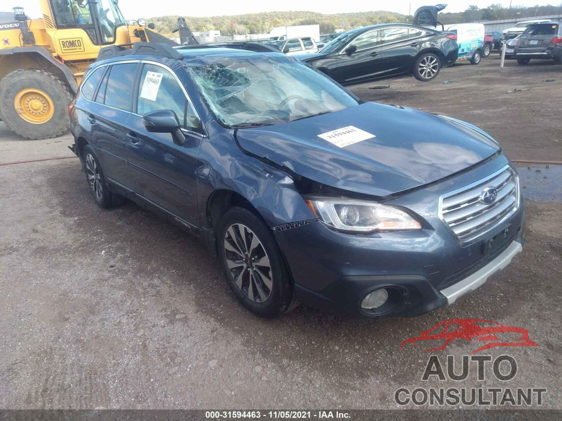 SUBARU OUTBACK 2016 - 4S4BSANC2G3361892