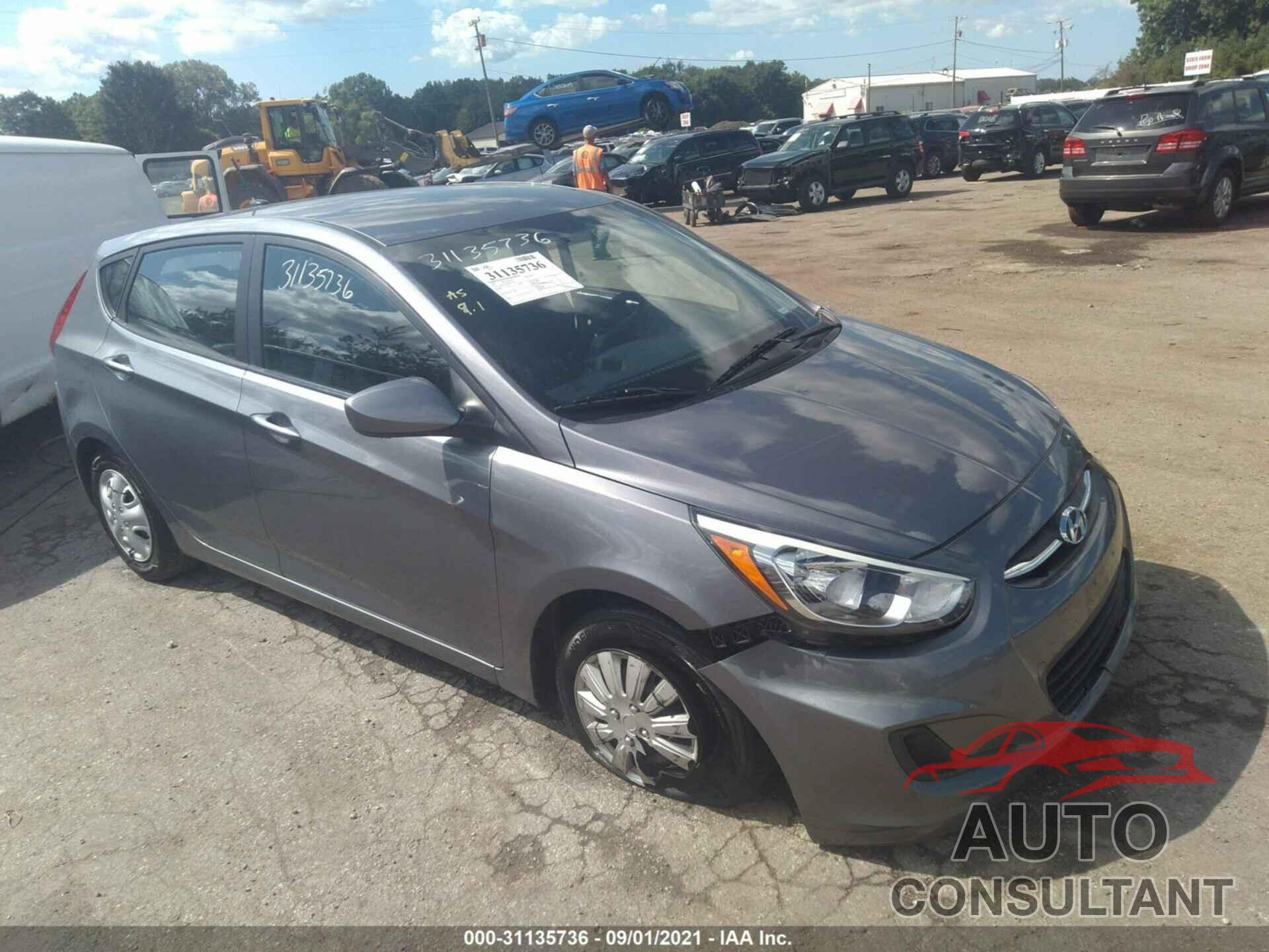 HYUNDAI ACCENT 2017 - KMHCT5AE0HU305512