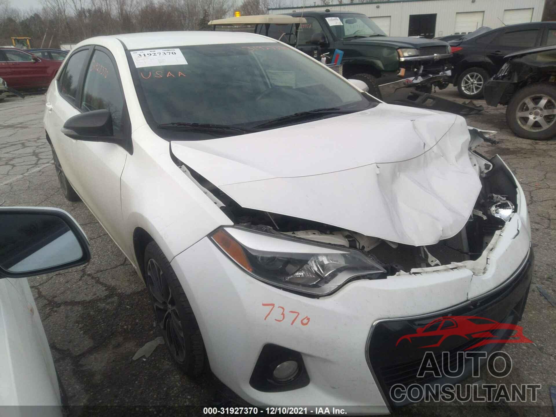 TOYOTA COROLLA 2016 - 2T1BURHE4GC495319