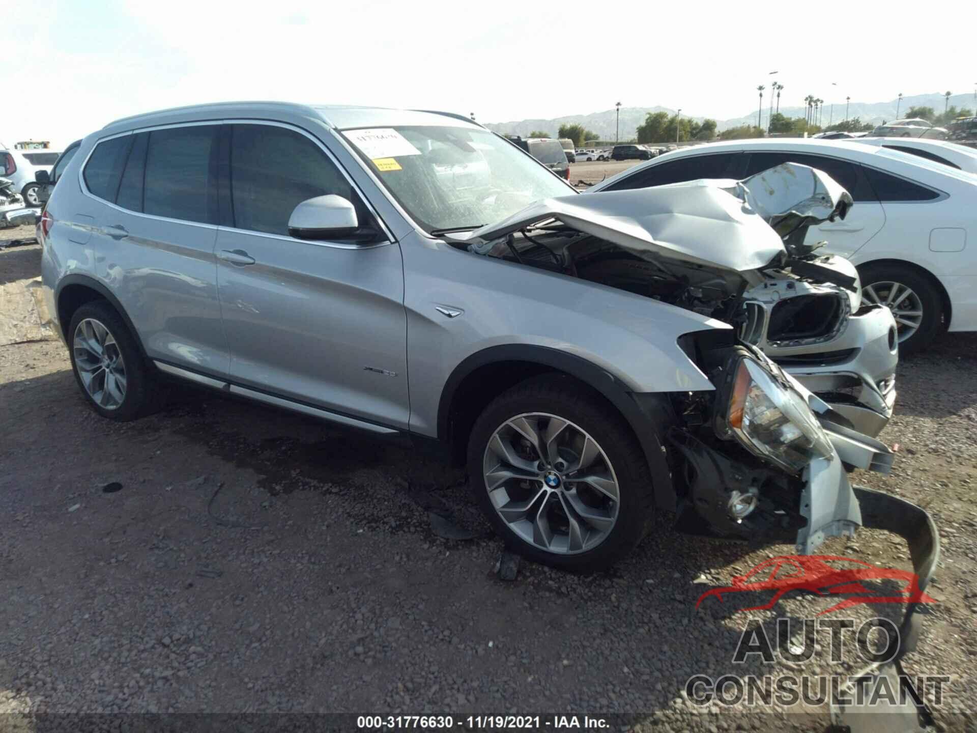 BMW X3 2017 - 5UXWX9C38H0T17096