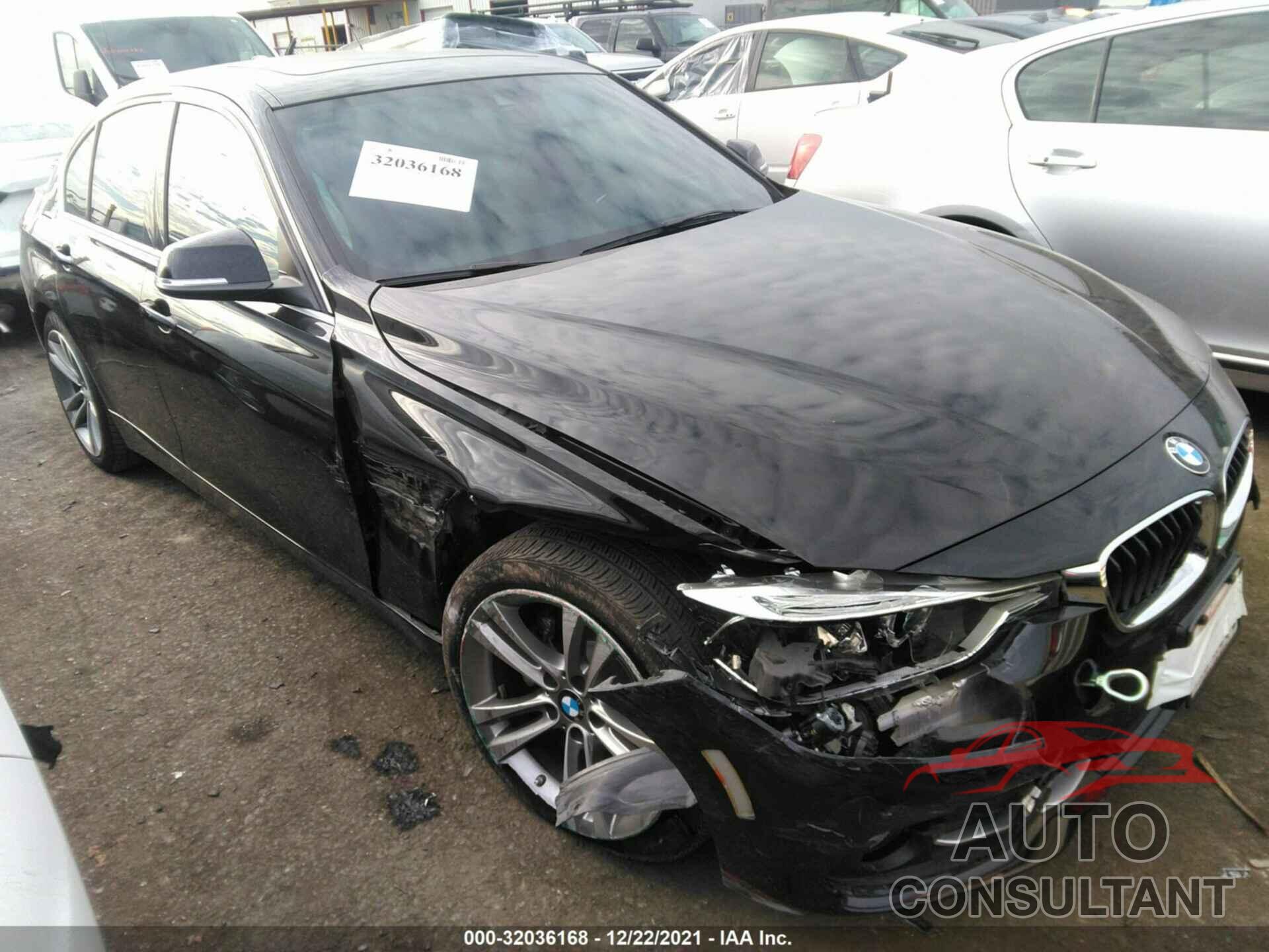 BMW 3 SERIES 2018 - WBA8B9G51JNV00124