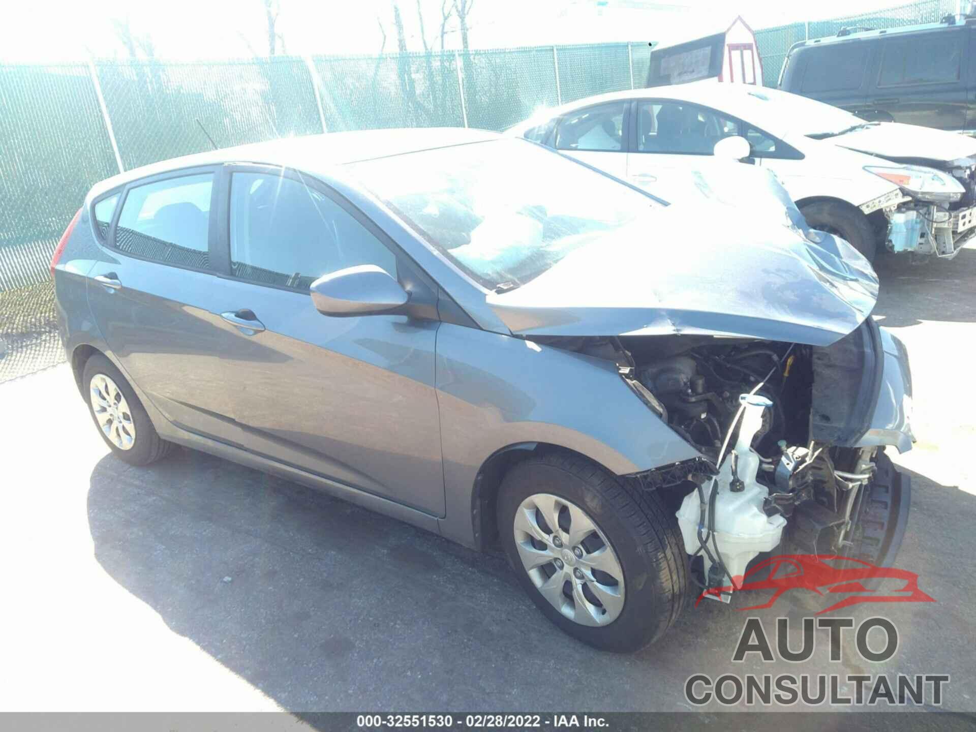 HYUNDAI ACCENT 2017 - KMHCT5AE4HU342837