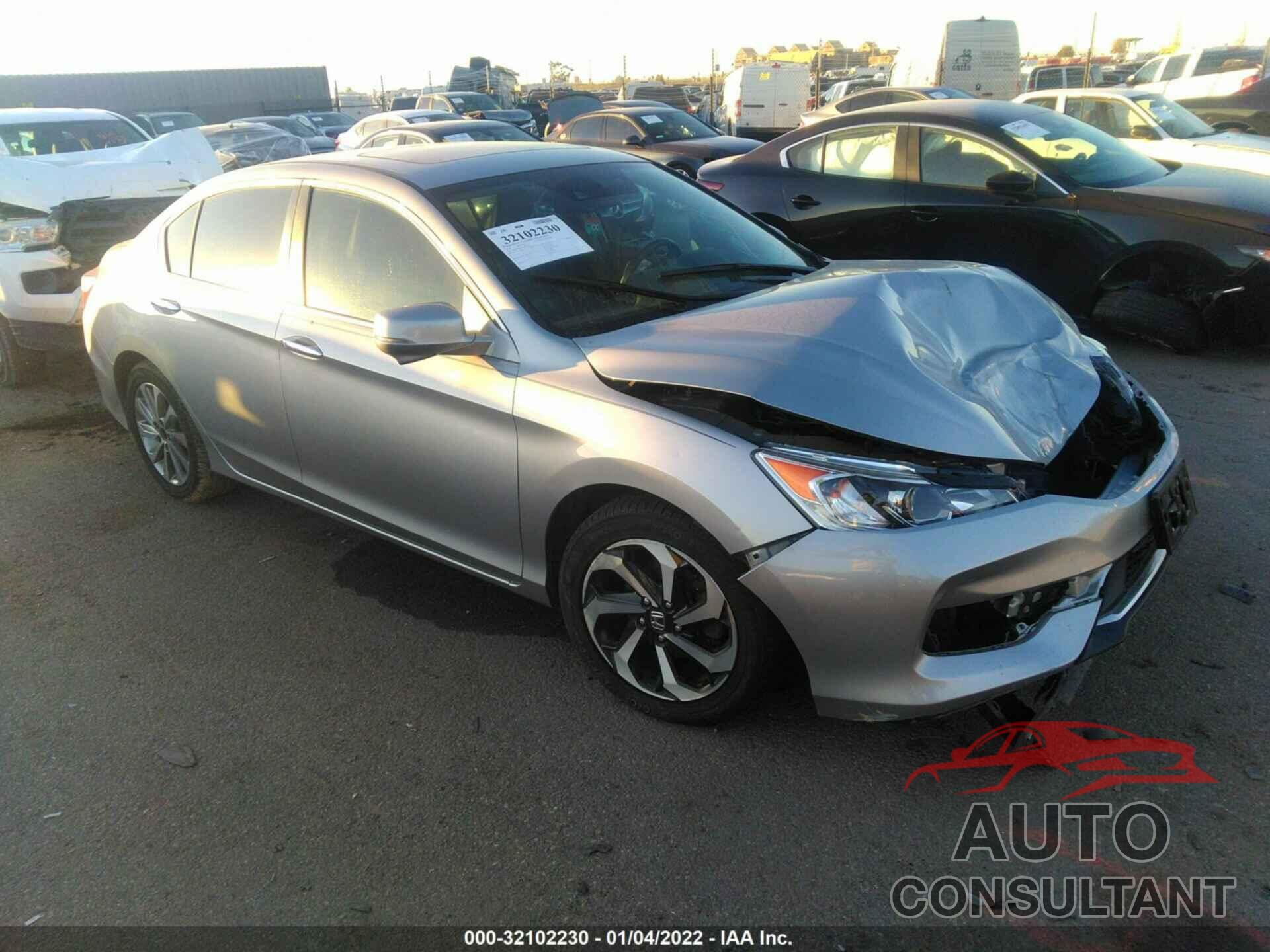 HONDA ACCORD SEDAN 2016 - 1HGCR2F9XGA009217