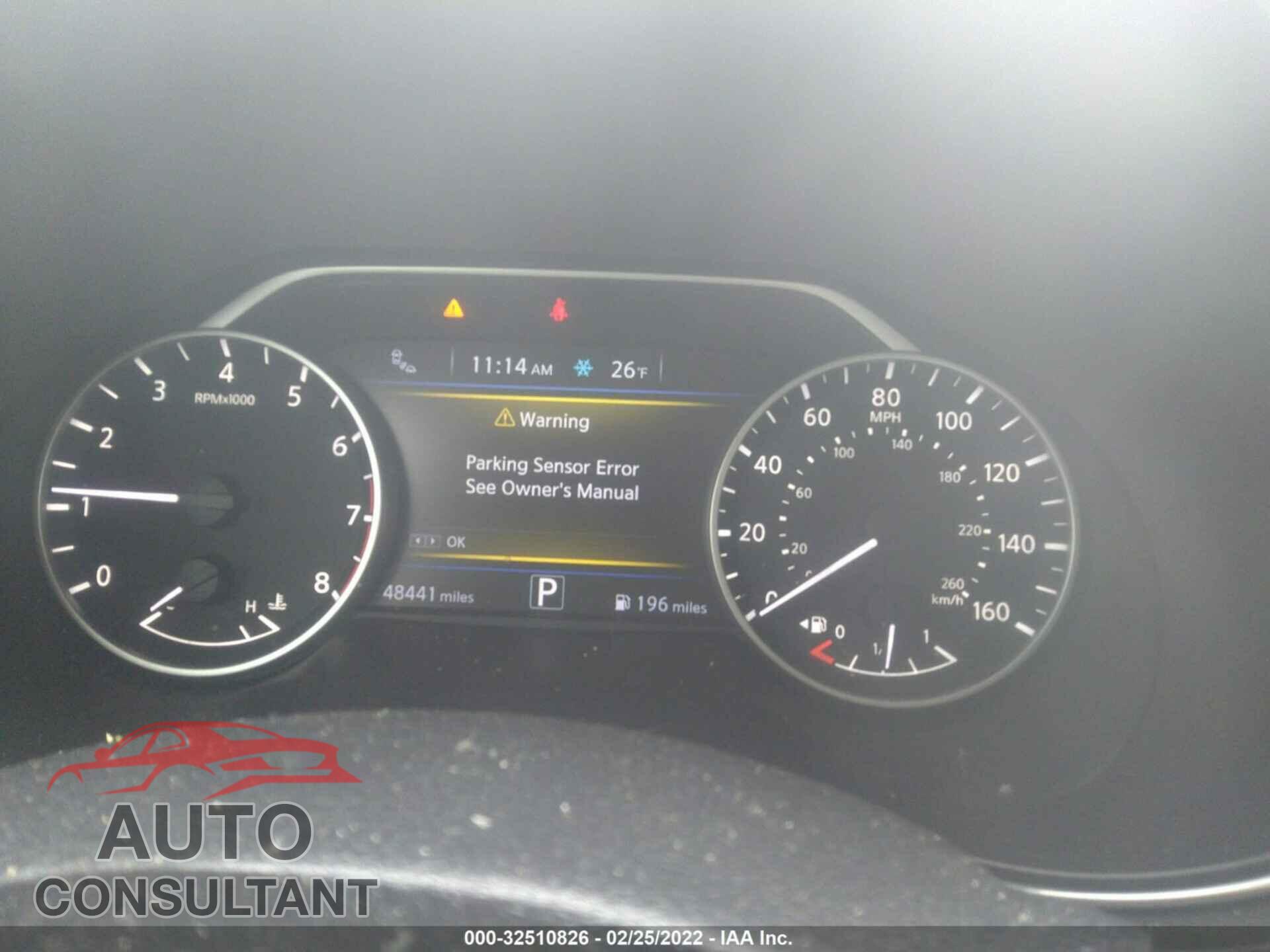 NISSAN MAXIMA 2019 - 1N4AA6AV8KC371624
