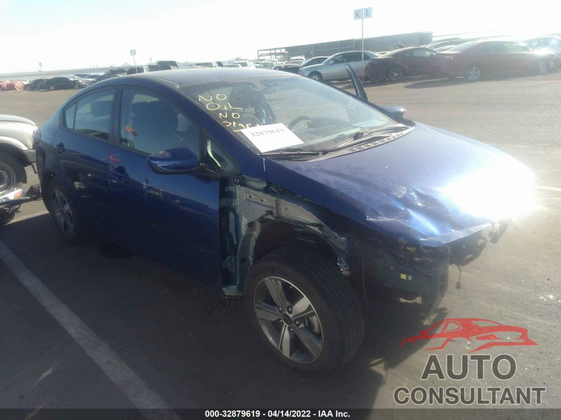 KIA FORTE 2018 - 3KPFL4A74JE256882