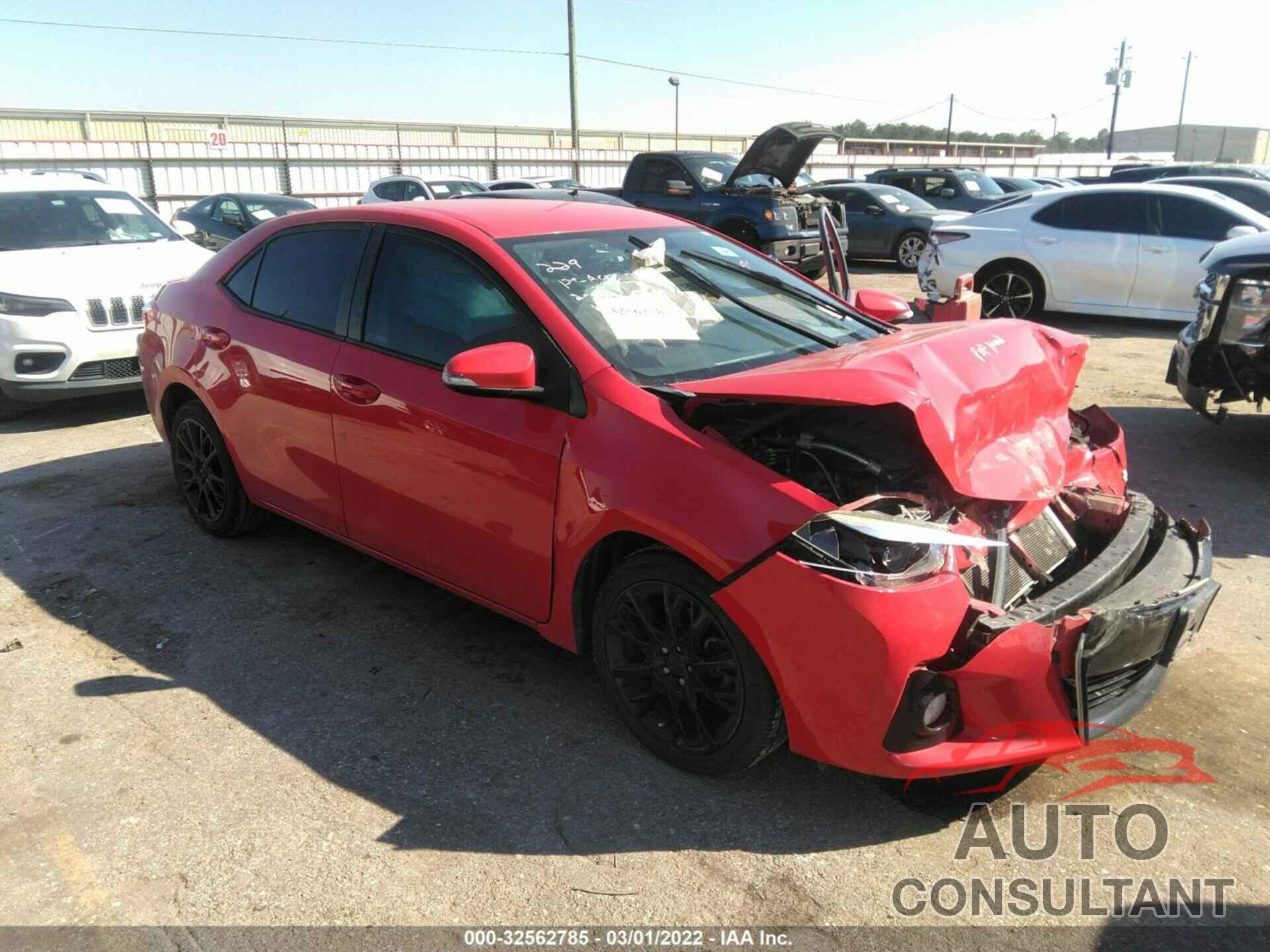 TOYOTA COROLLA 2016 - 2T1BURHE4GC581696