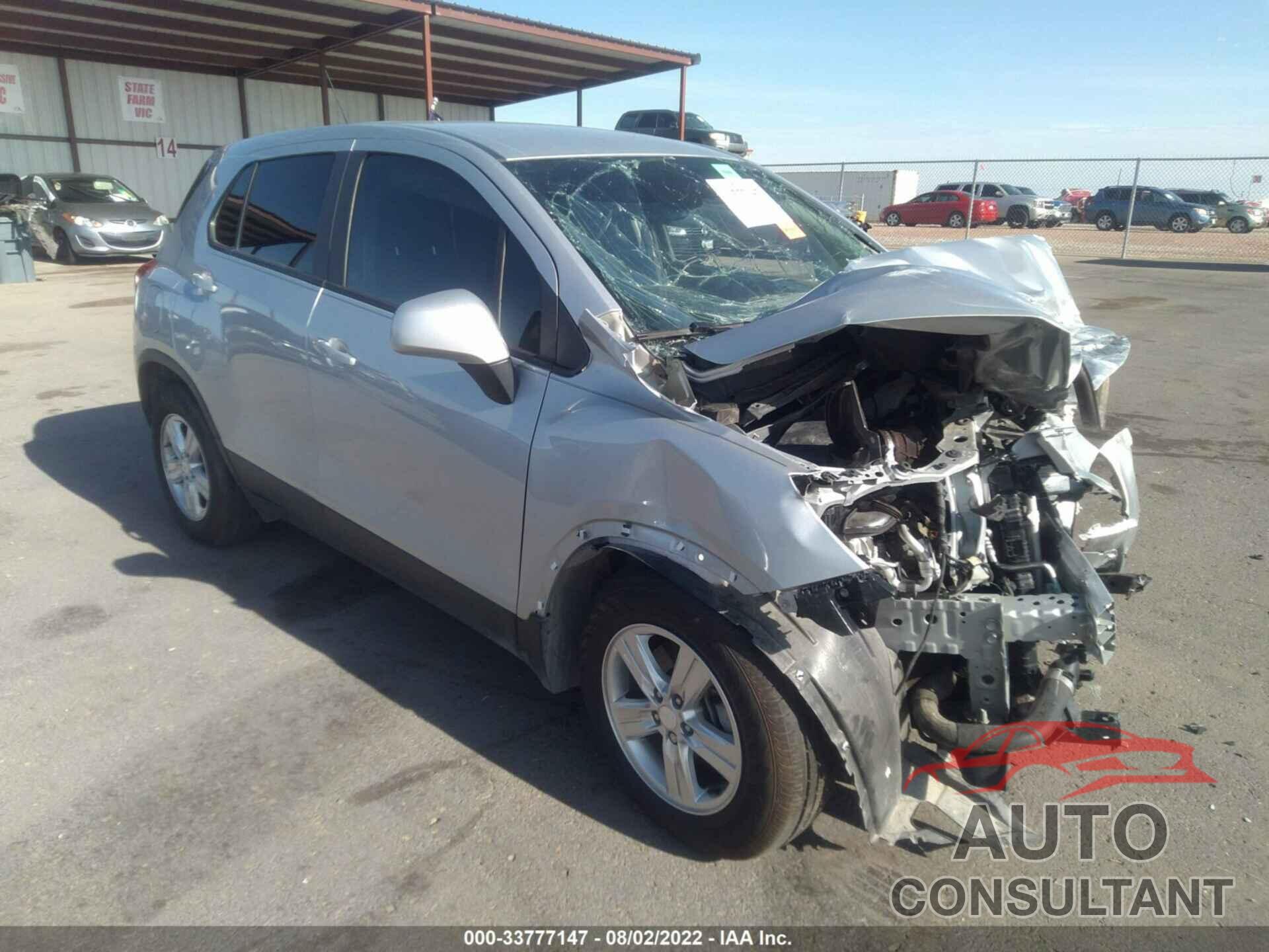 CHEVROLET TRAX 2020 - 3GNCJKSBXLL322342