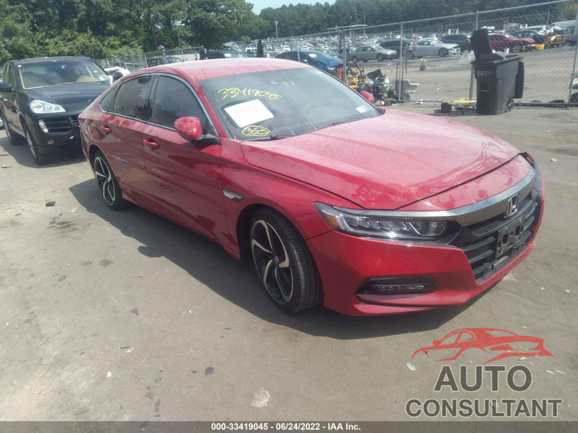 HONDA ACCORD SEDAN 2018 - 1HGCV1F37JA161545