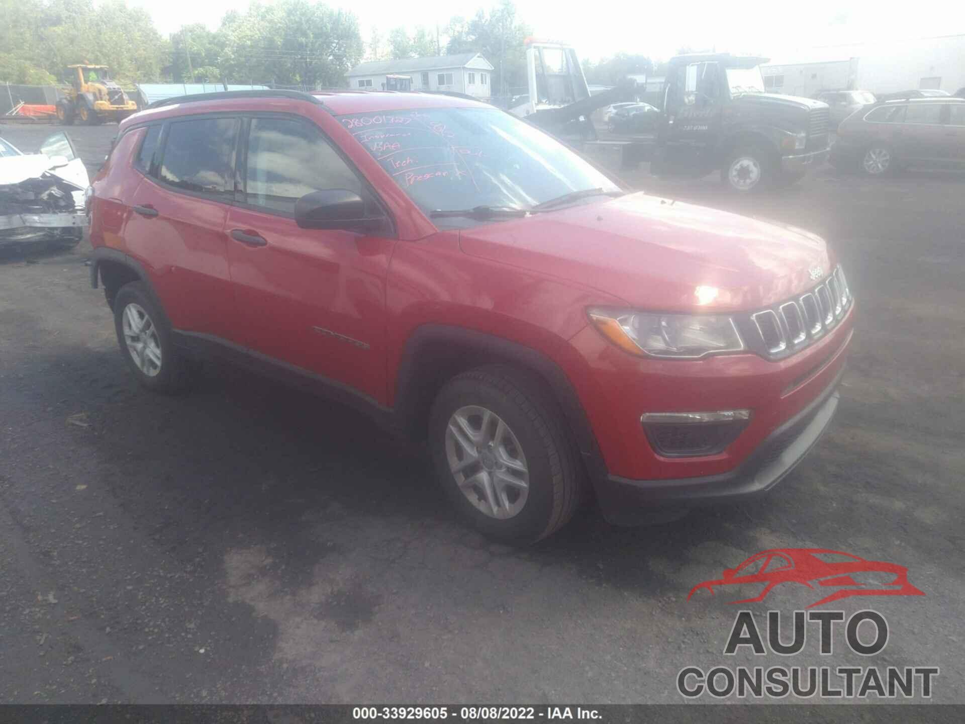JEEP COMPASS 2018 - 3C4NJDAB3JT212664