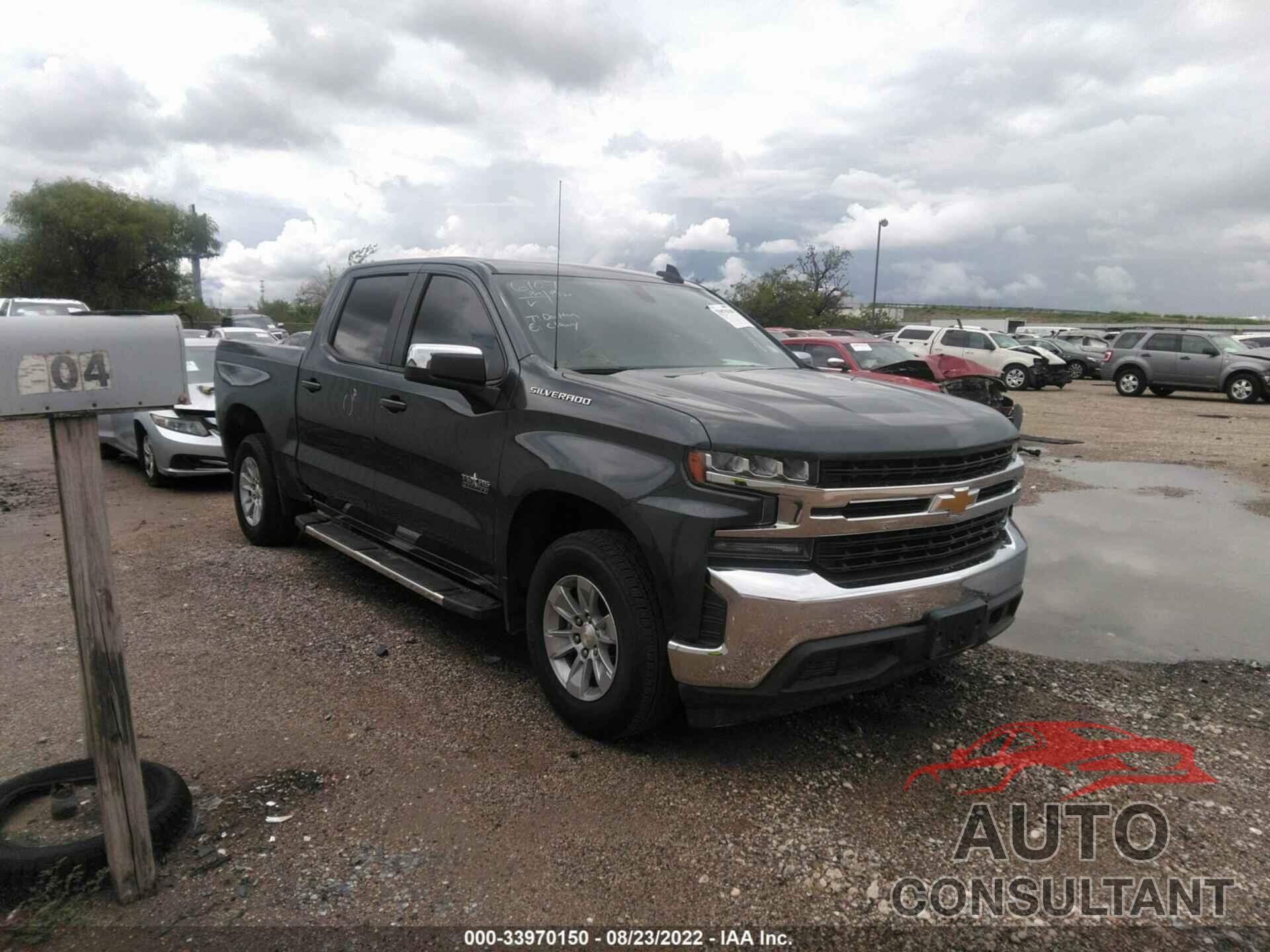 CHEVROLET SILVERADO 1500 2020 - 3GCPWCED6LG345351