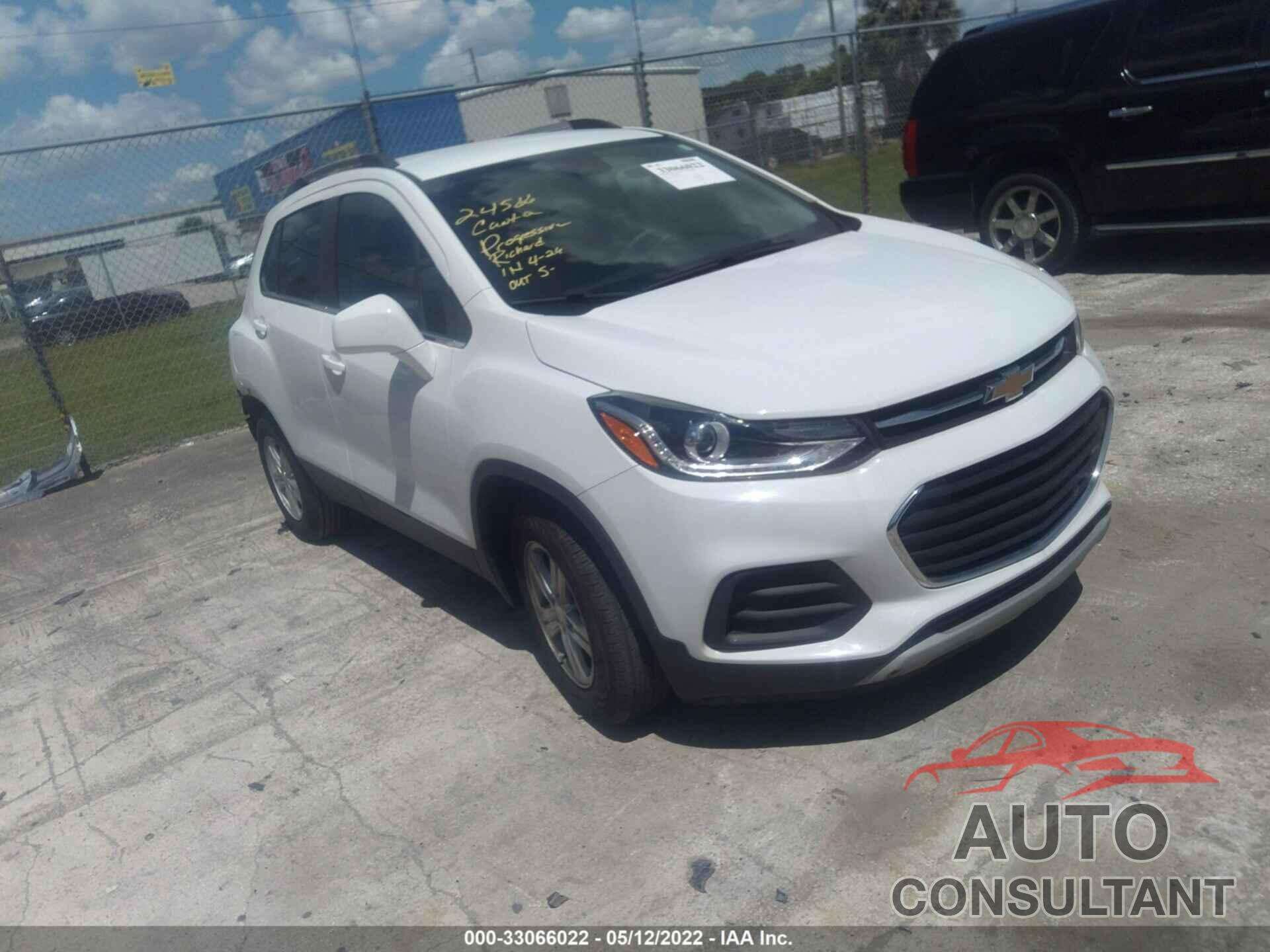 CHEVROLET TRAX 2020 - KL7CJLSB7LB315166