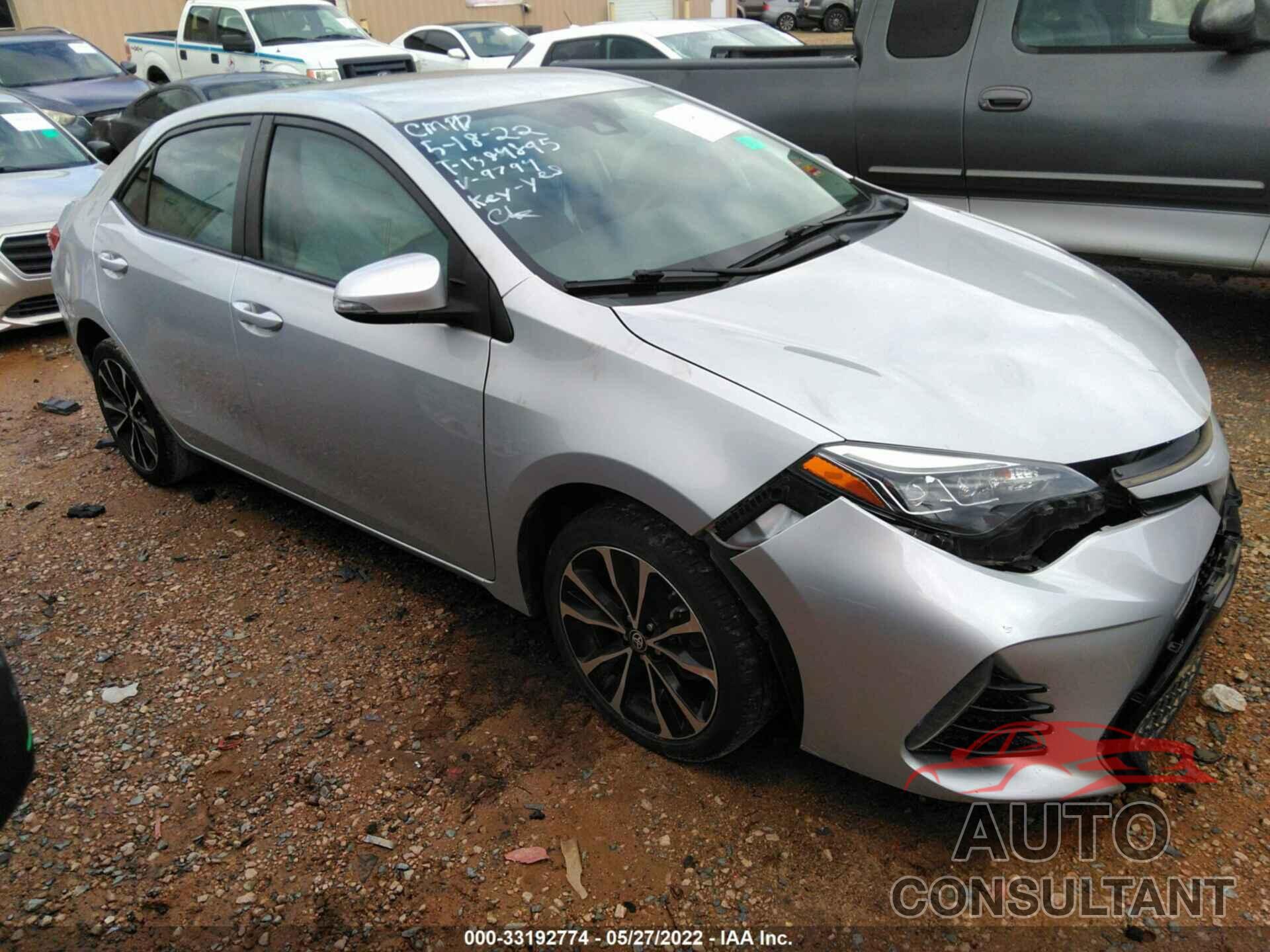 TOYOTA COROLLA 2018 - 5YFBURHE9JP779794