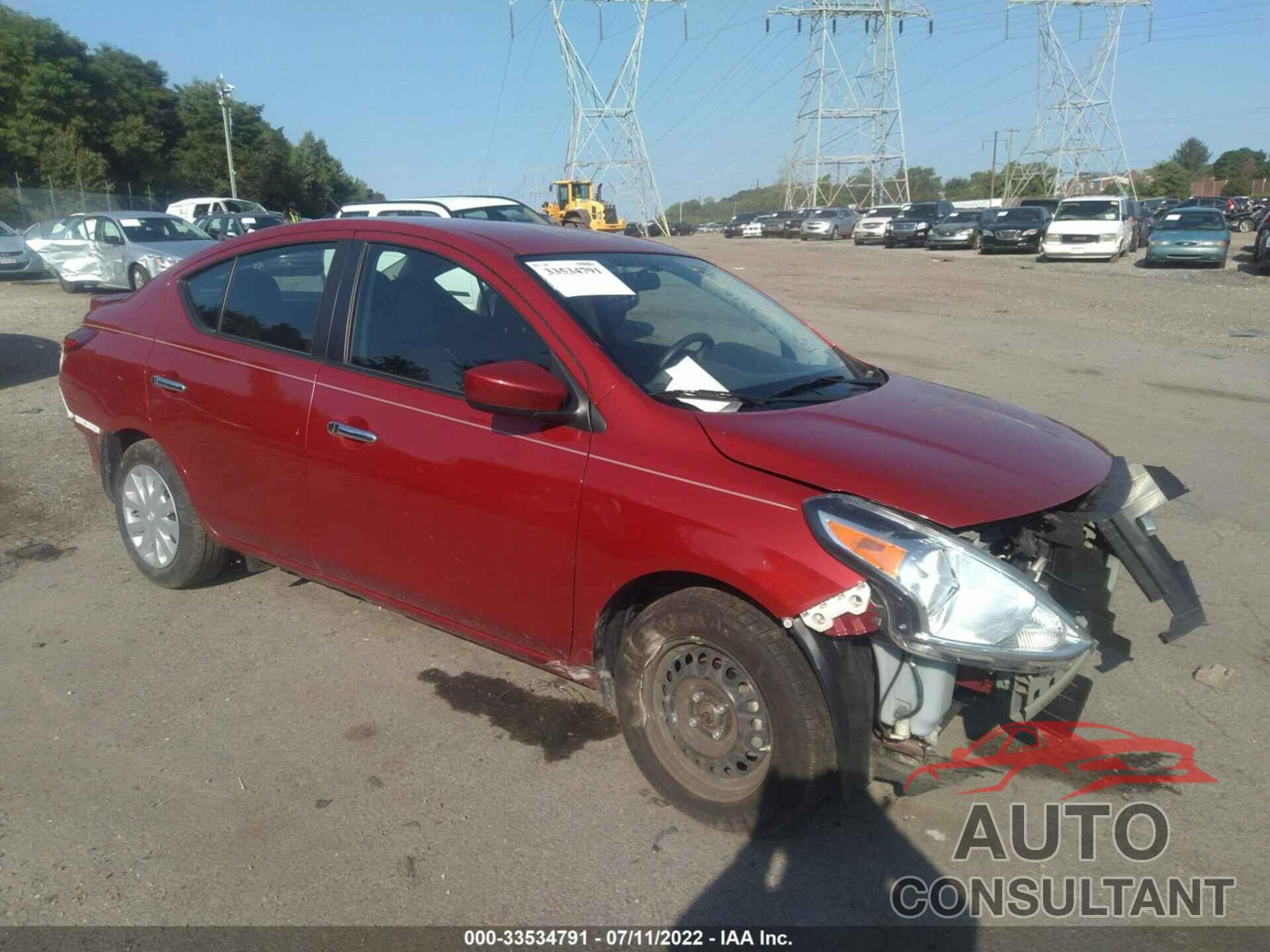 NISSAN VERSA 2016 - 3N1CN7AP4FL863370