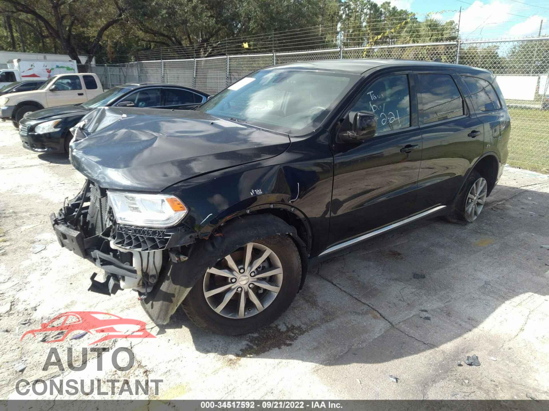DODGE DURANGO 2017 - 1C4RDHAG2HC936315