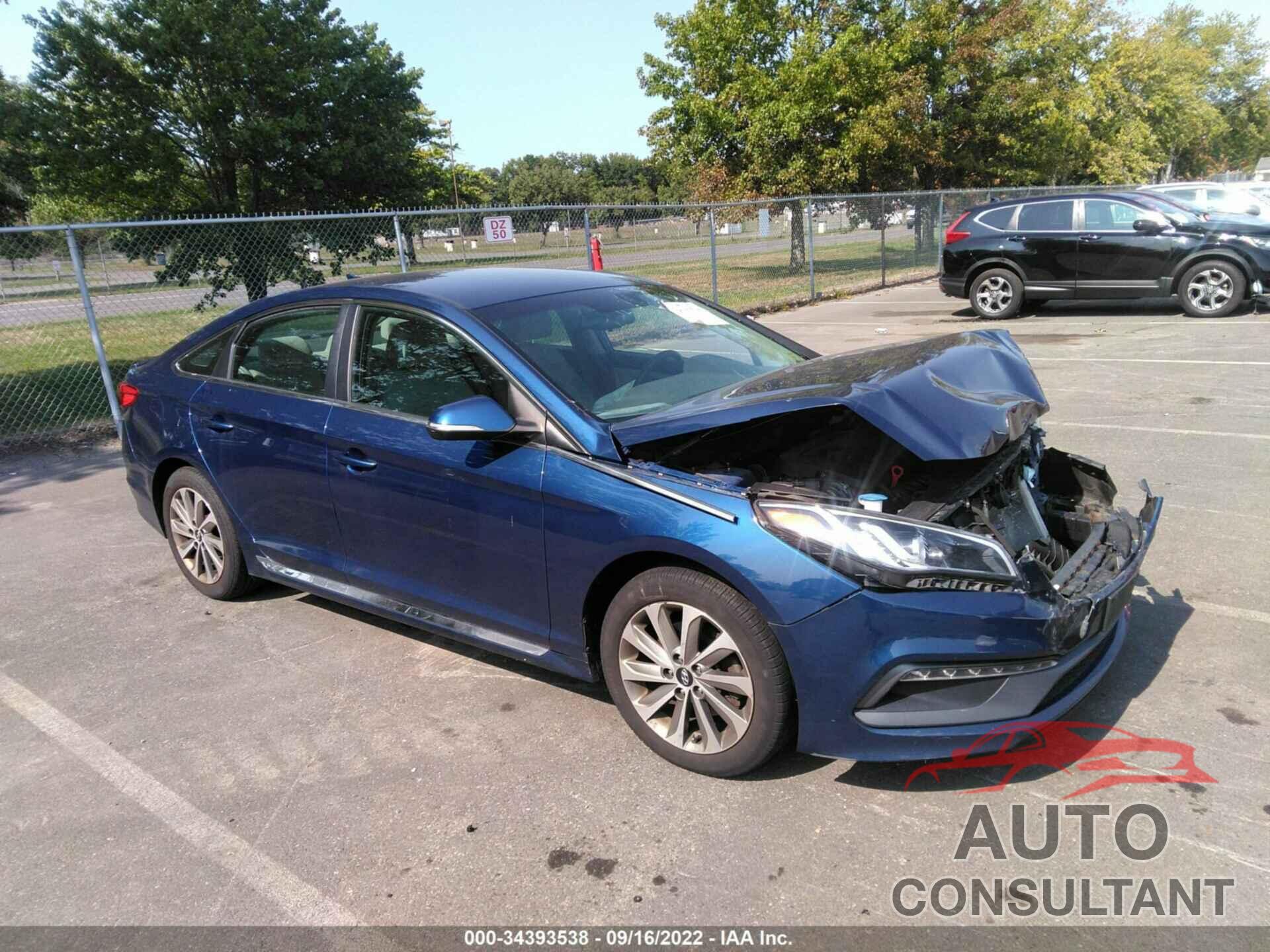 HYUNDAI SONATA 2016 - 5NPE34AFXGH286380