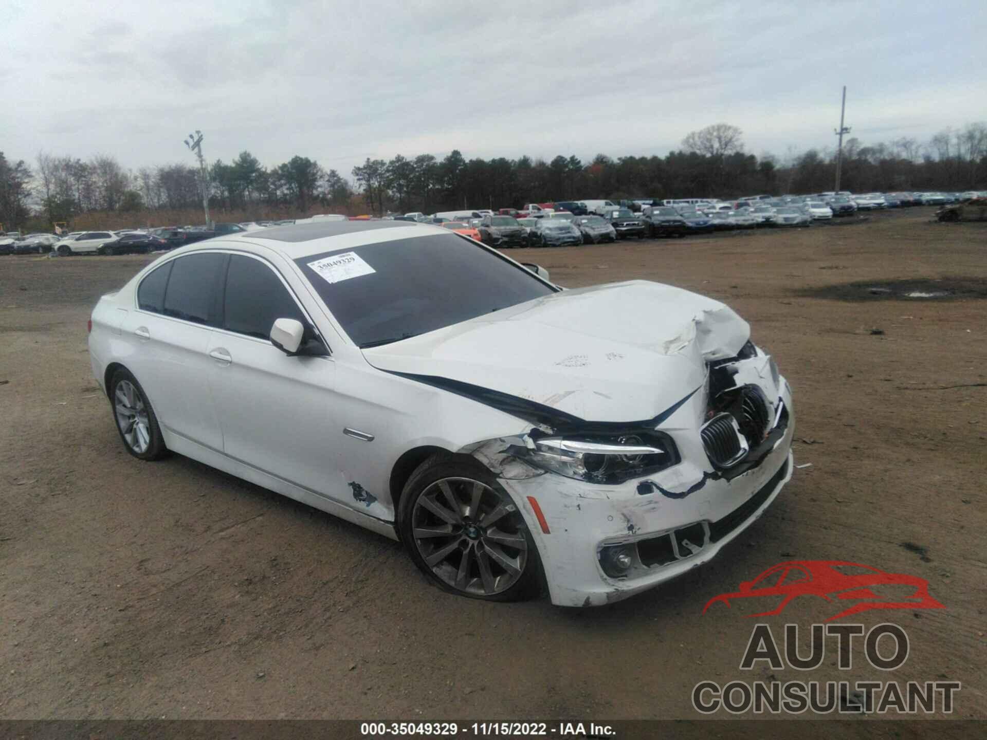 BMW 5 SERIES 2016 - WBA5B3C50GG254007