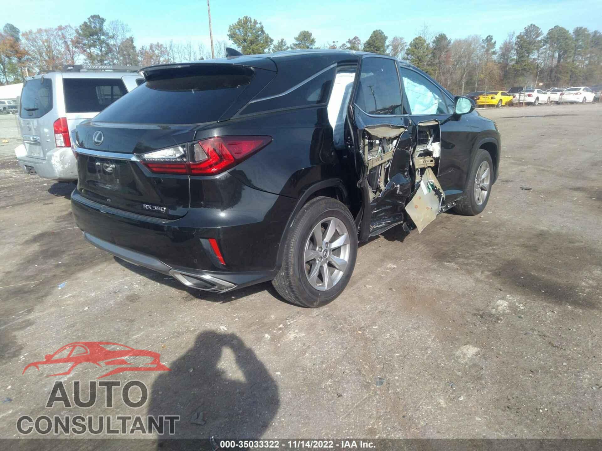 LEXUS RX 2019 - 2T2BZMCA5KC192921