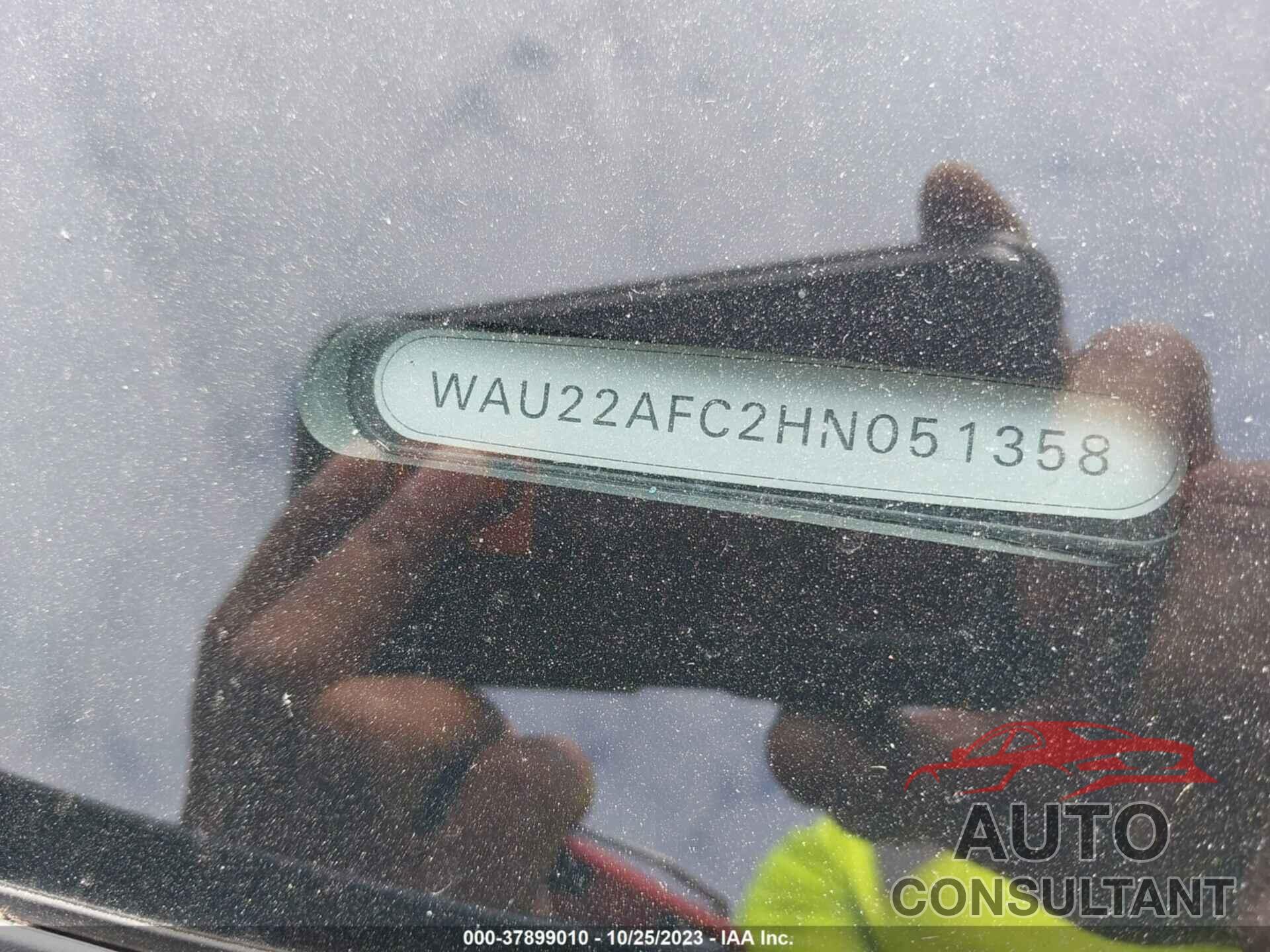 AUDI A7 2017 - WAU22AFC2HN051358
