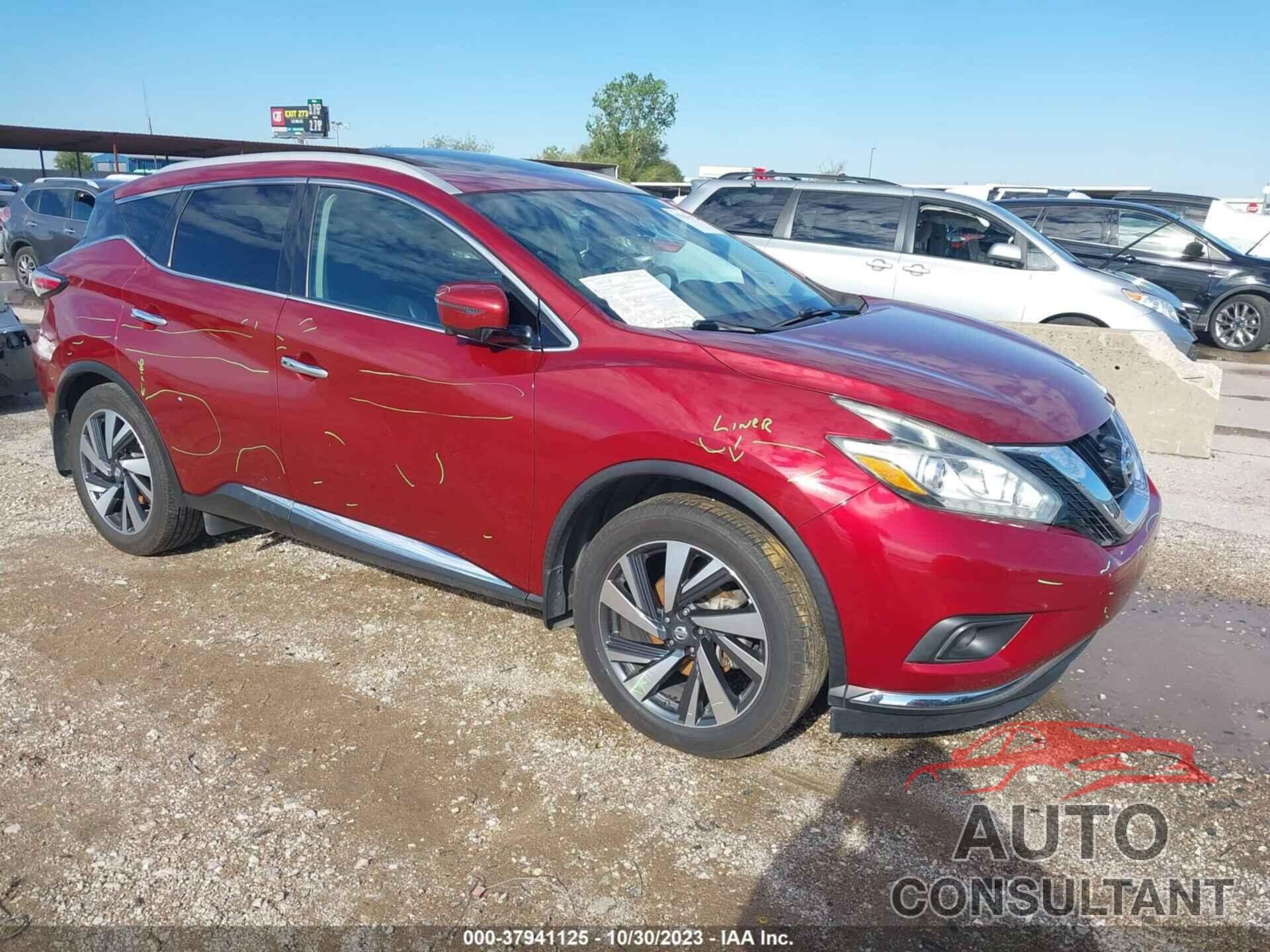 NISSAN MURANO 2017 - 5N1AZ2MG2HN113536