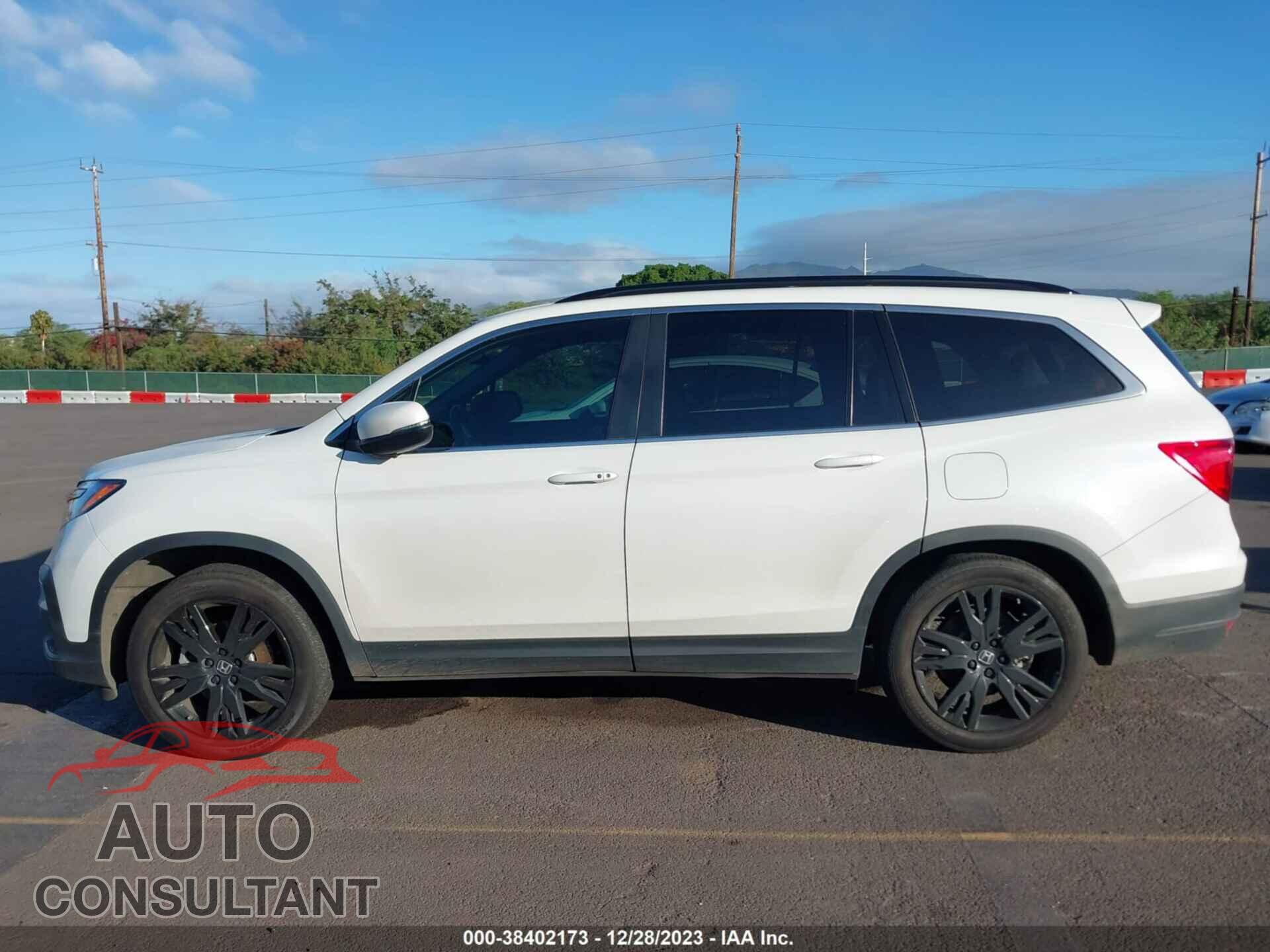 HONDA PILOT 2021 - 5FNYF5H25MB009238