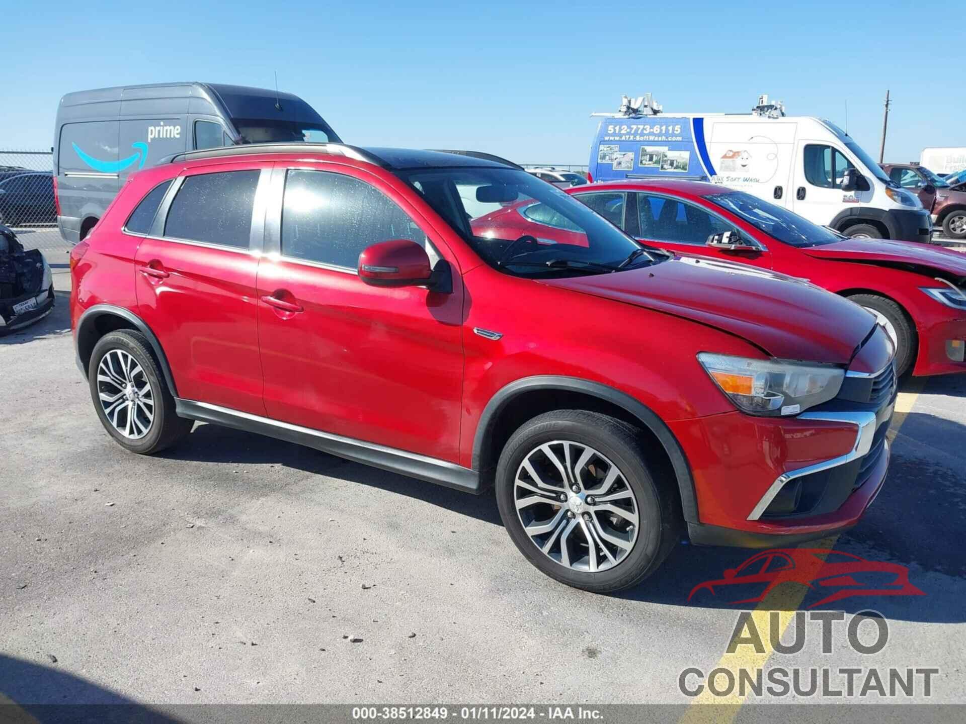 MITSUBISHI OUTLANDER SPORT 2016 - JA4AP4AW1GZ046365