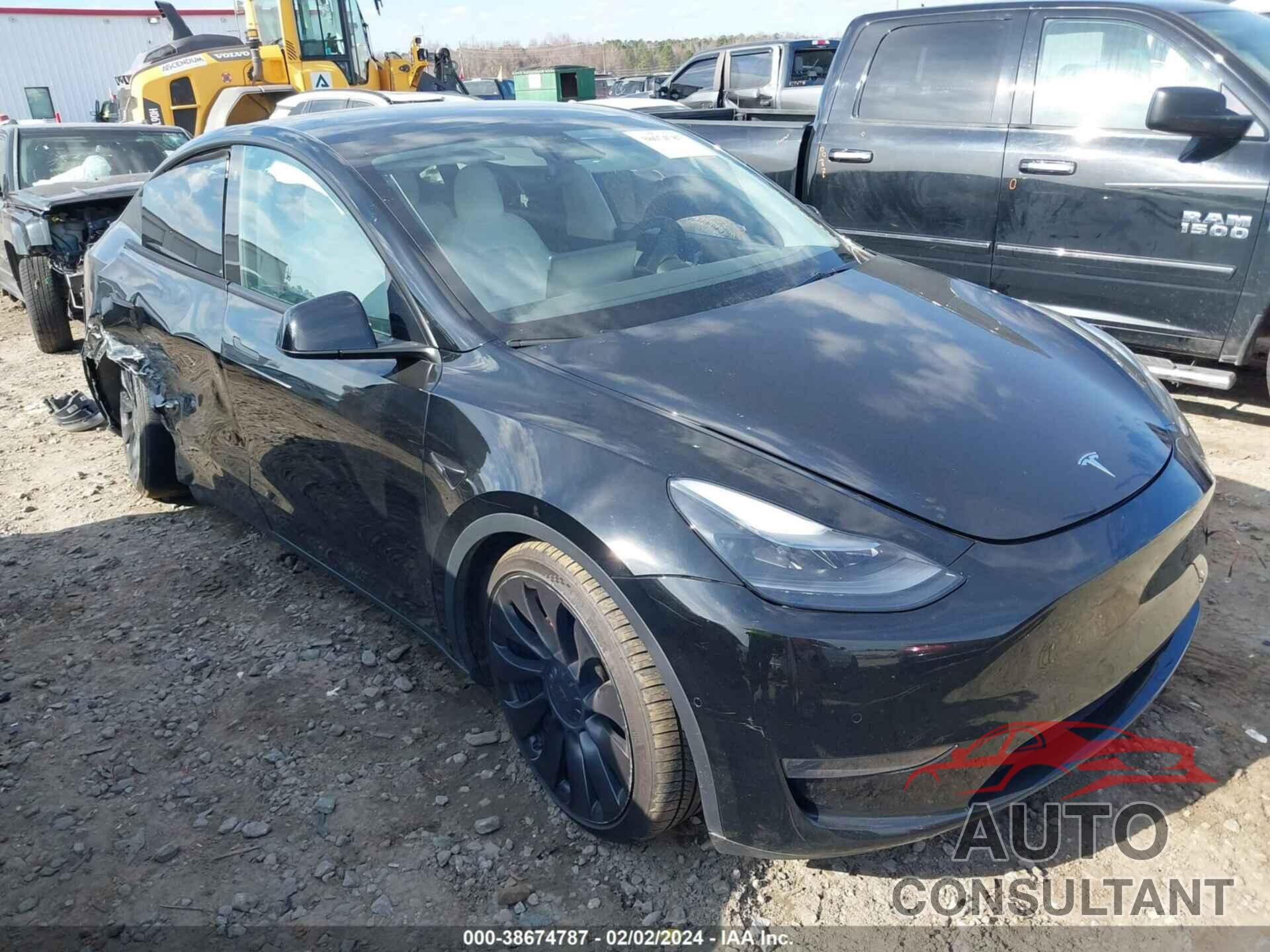 TESLA MODEL Y 2022 - 7SAYGDEF8NF438652