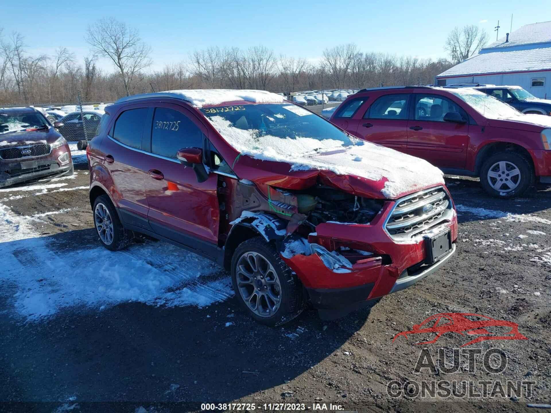 FORD ECOSPORT 2018 - MAJ6P1WL8JC172117