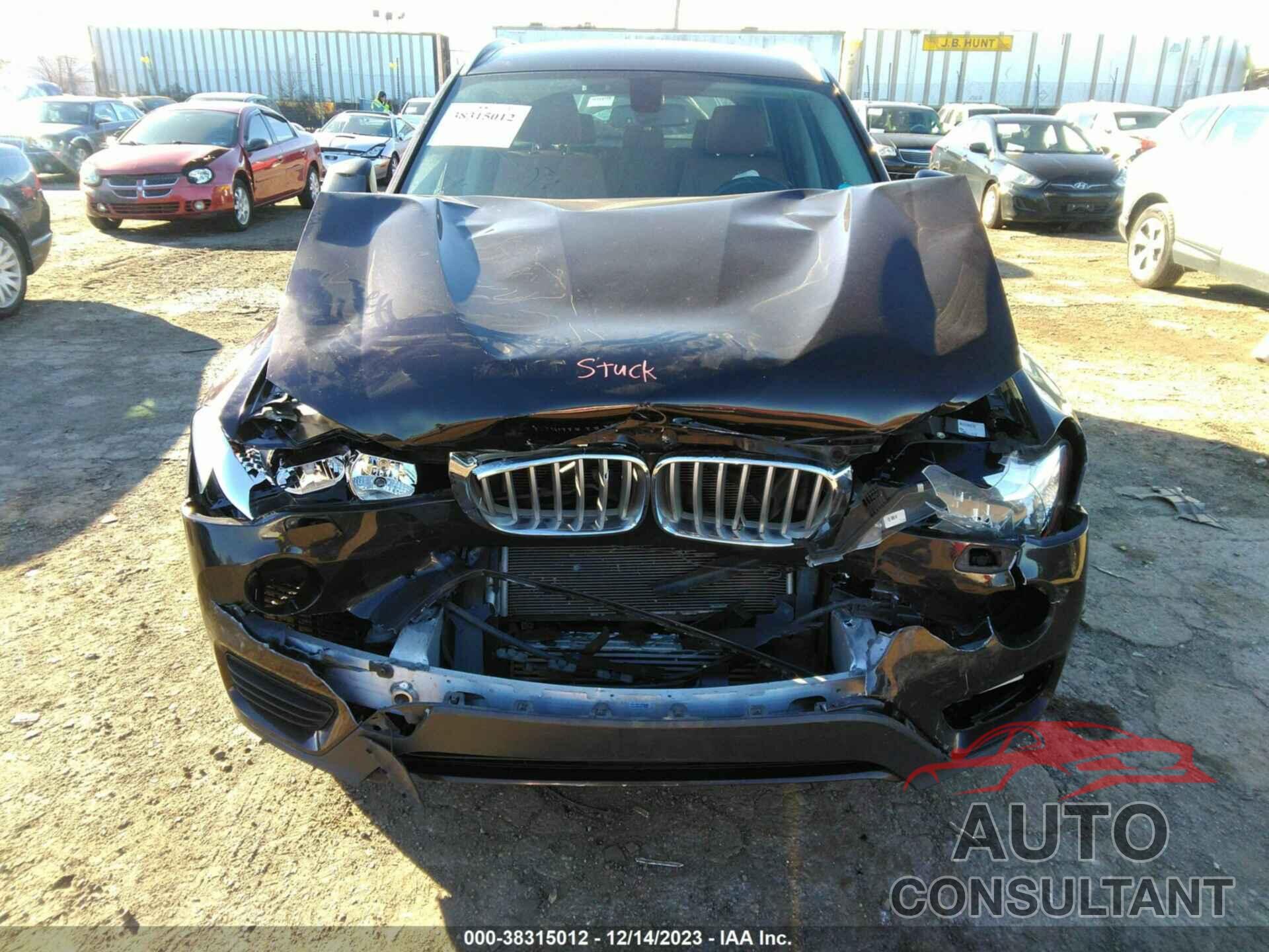 BMW X3 2016 - 5UXWX9C55G0D89814