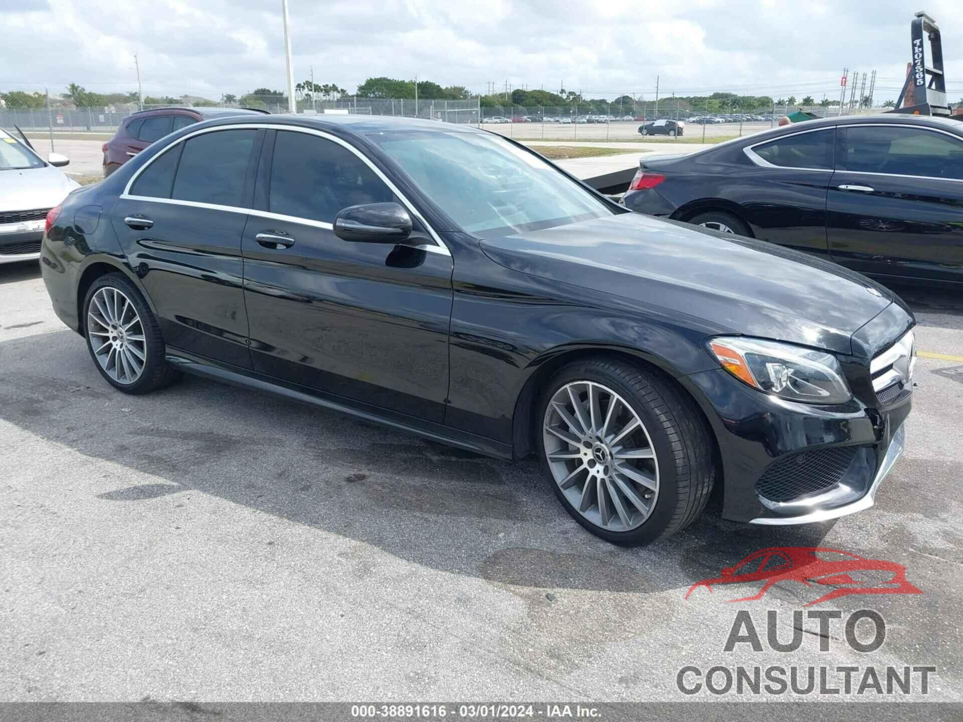 MERCEDES-BENZ C 300 2018 - WDDWF4JB3JR396489