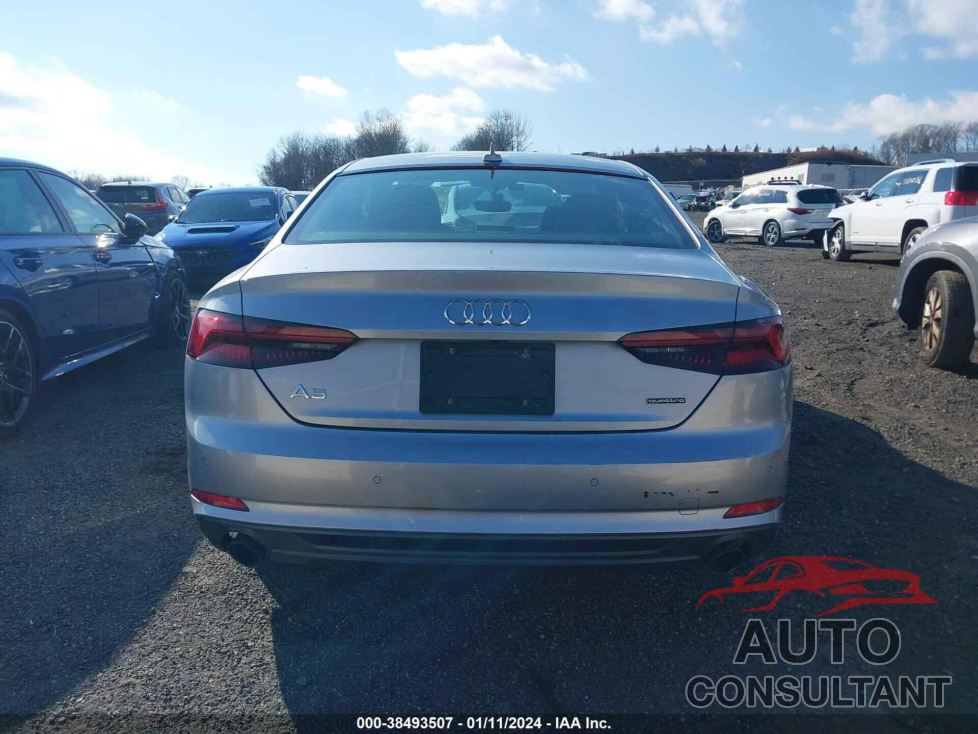 AUDI A5 2019 - WAUTNAF58KA059122