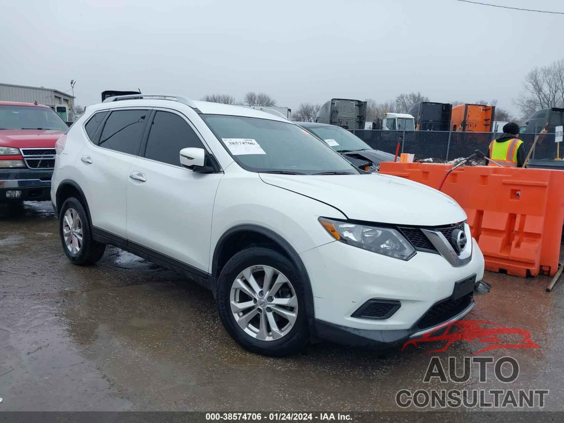 NISSAN ROGUE 2016 - KNMAT2MV8GP732245