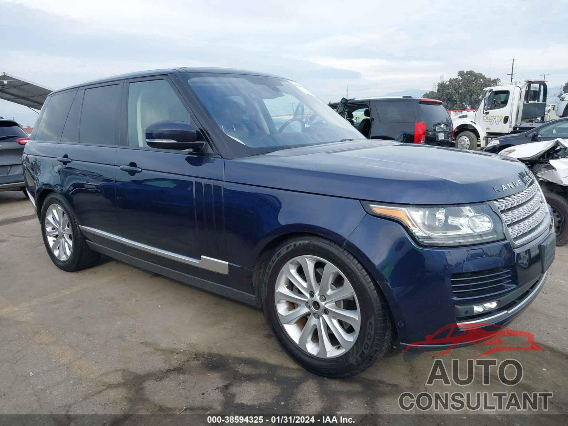 LAND ROVER RANGE ROVER 2016 - SALGS2KF7GA255313