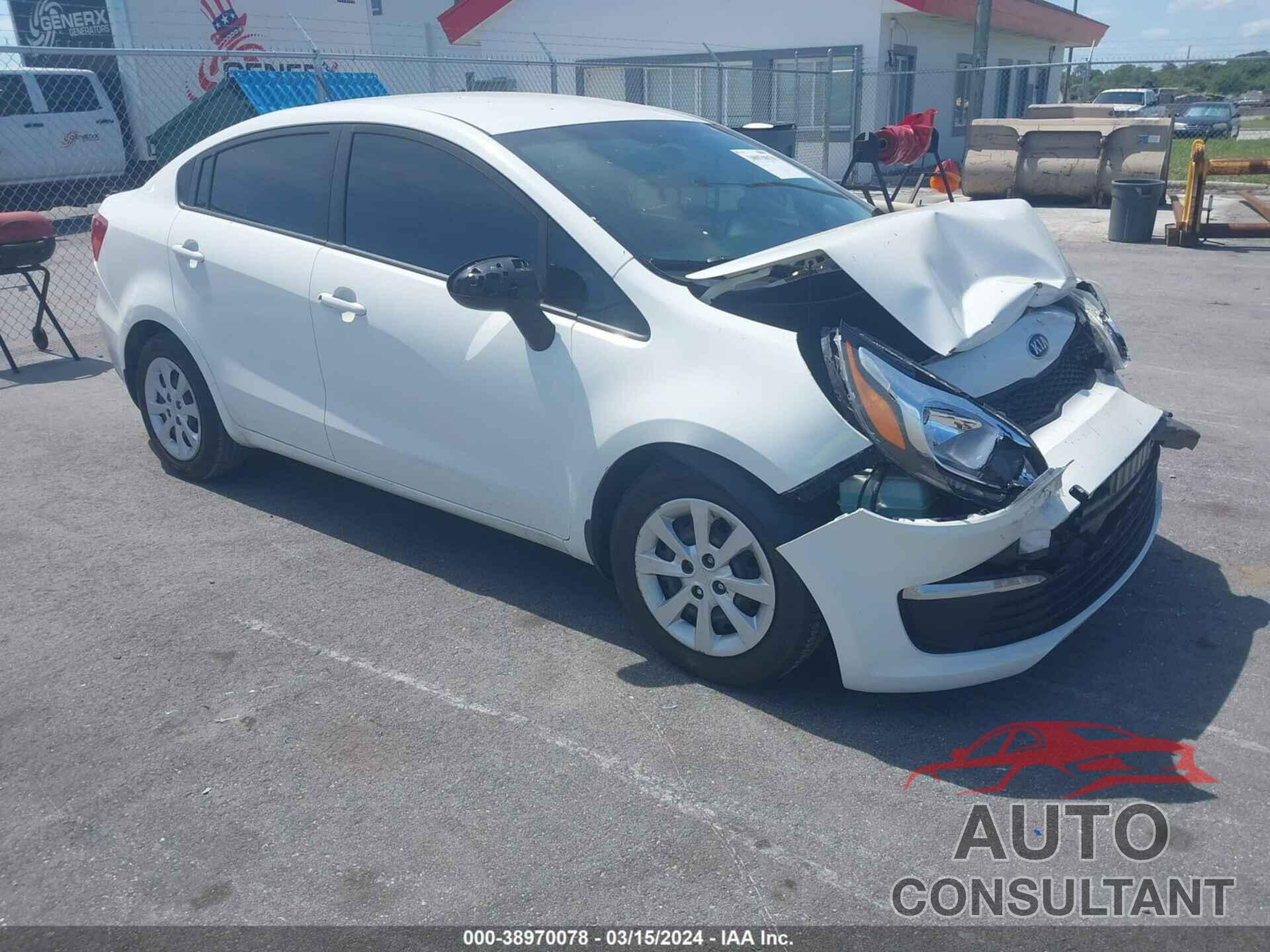 KIA RIO 2016 - KNADM4A38G6663472