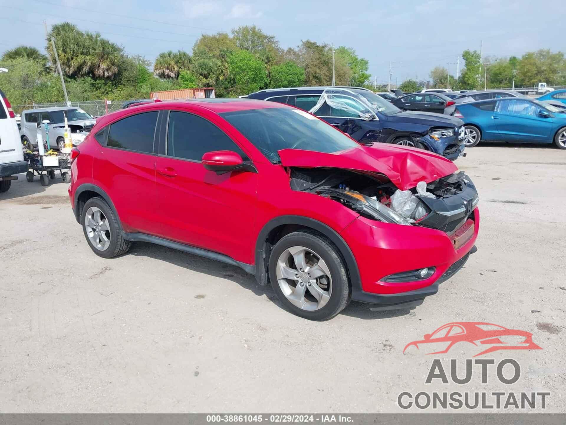 HONDA HR-V 2016 - 3CZRU5H50GM723695