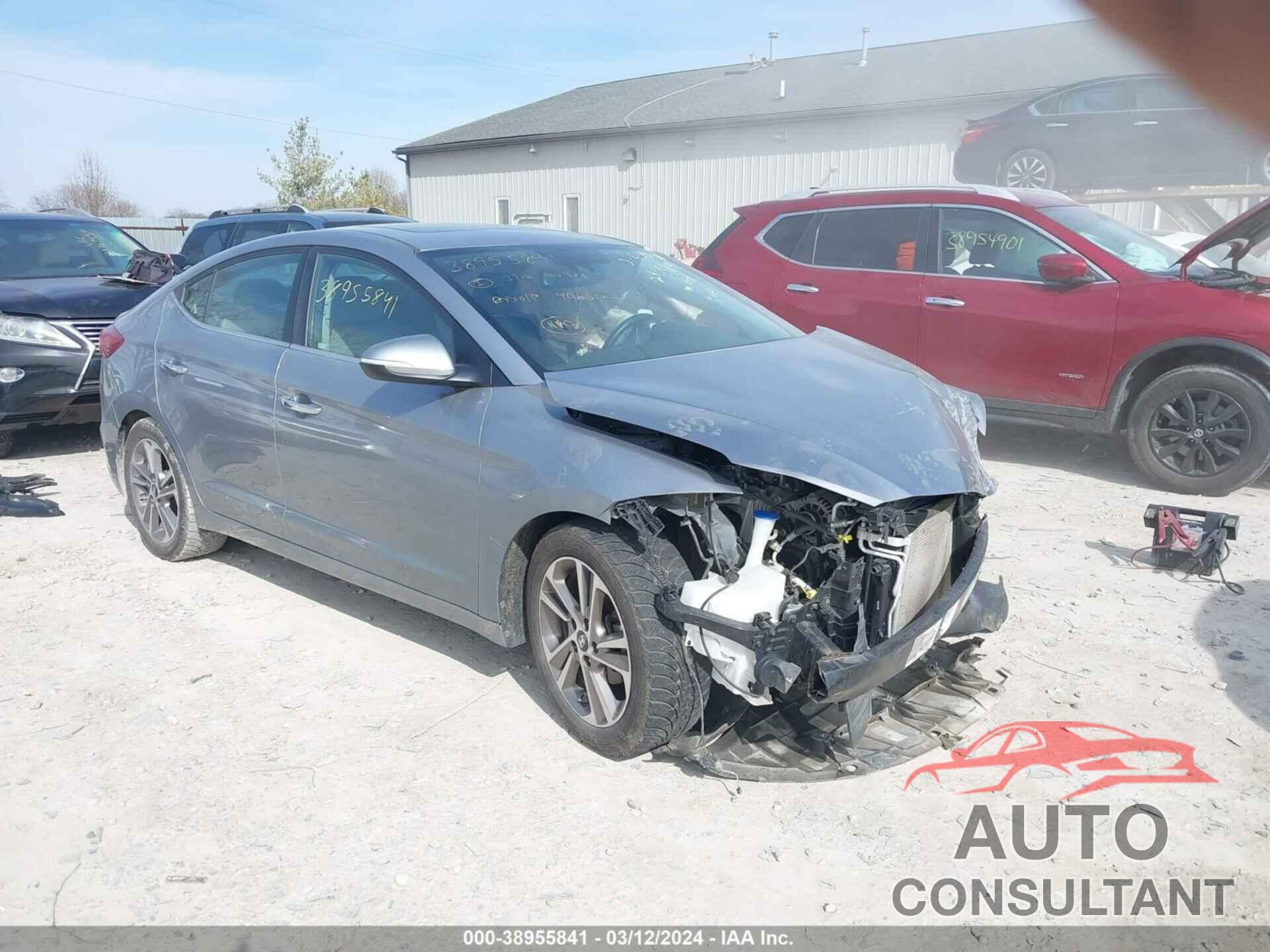 HYUNDAI ELANTRA 2017 - 5NPD84LF2HH035493