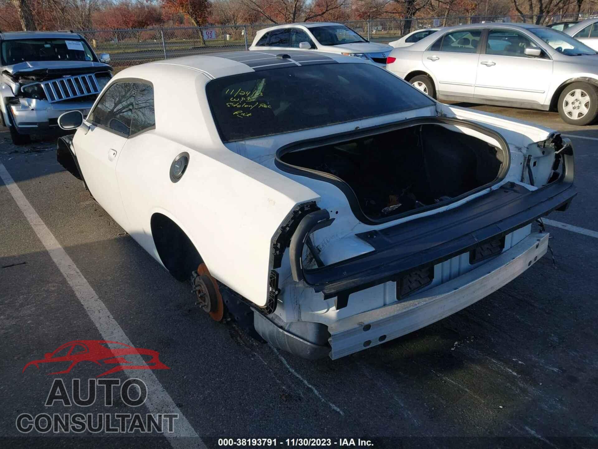 DODGE CHALLENGER 2017 - 2C3CDZAG4HH619309