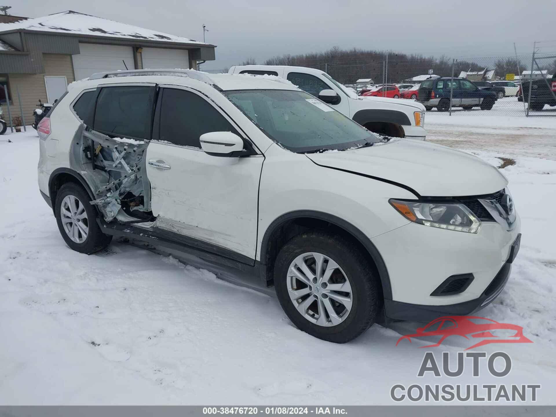 NISSAN ROGUE 2016 - KNMAT2MV5GP686311