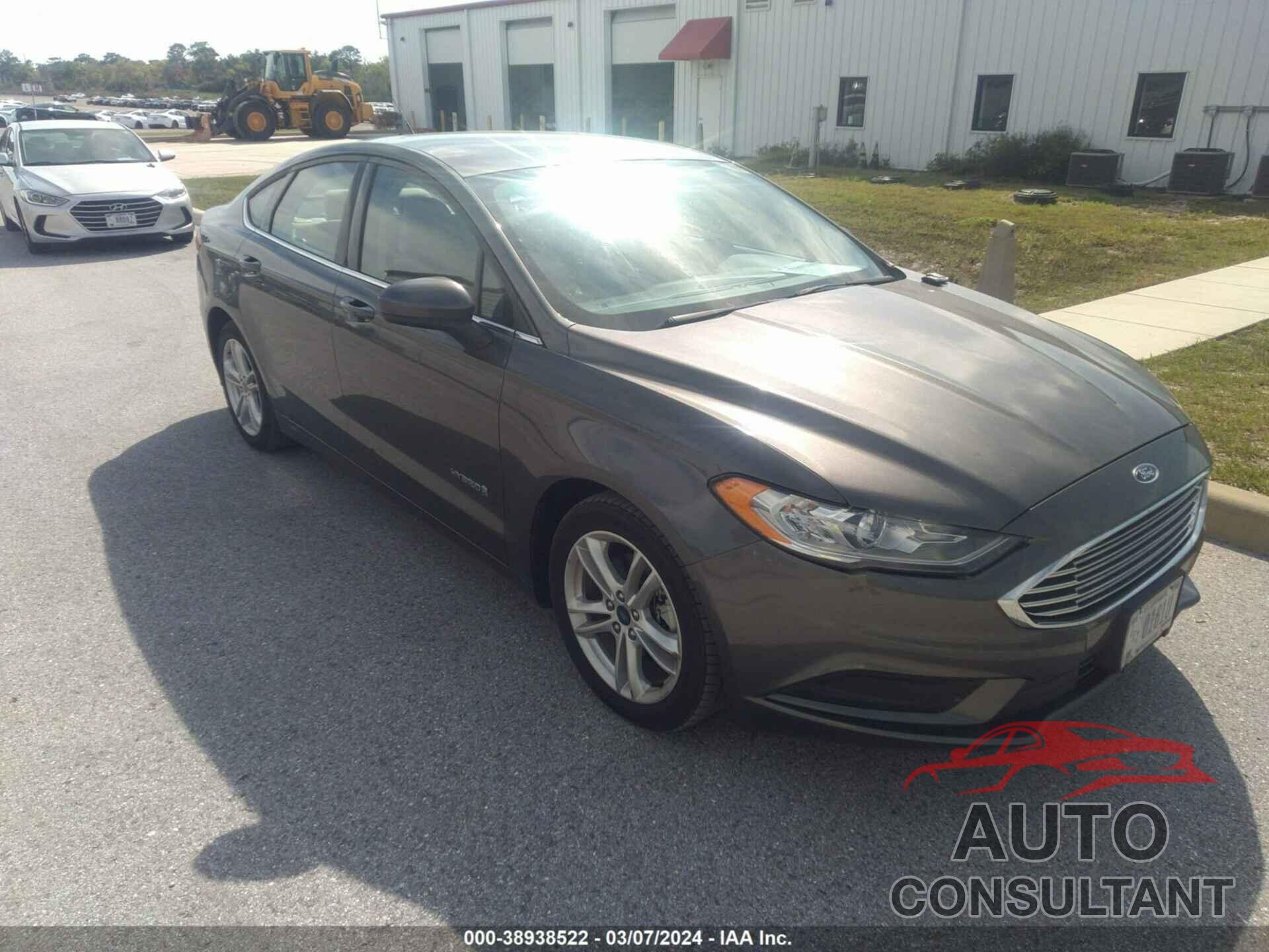 FORD FUSION HYBRID 2018 - 3FA6P0UU3JR142448