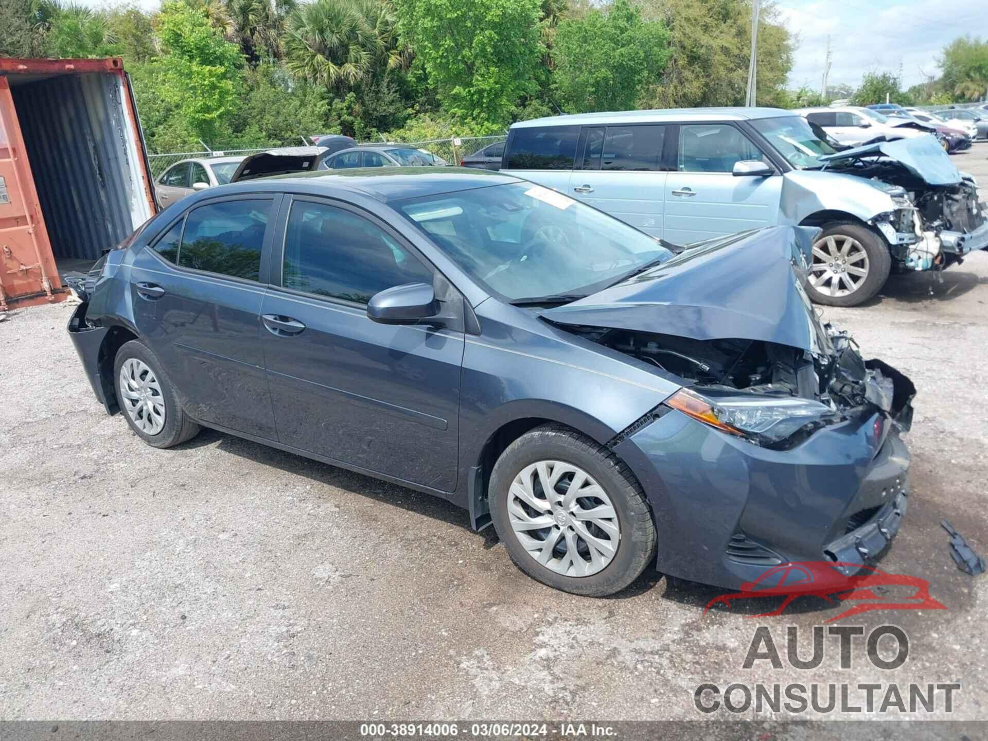 TOYOTA COROLLA 2019 - 2T1BURHE0KC212262