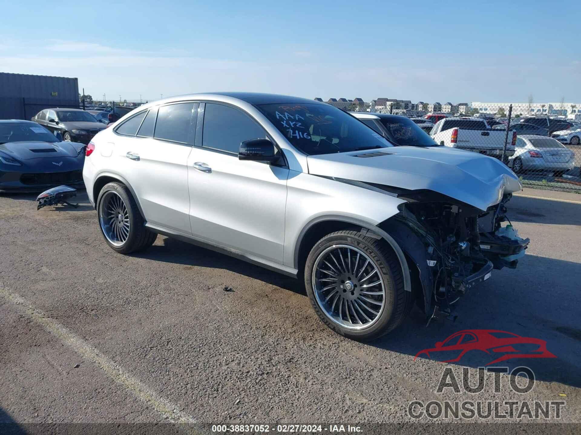 MERCEDES-BENZ GLE COUPE 2016 - 4JGED6EB9GA007021