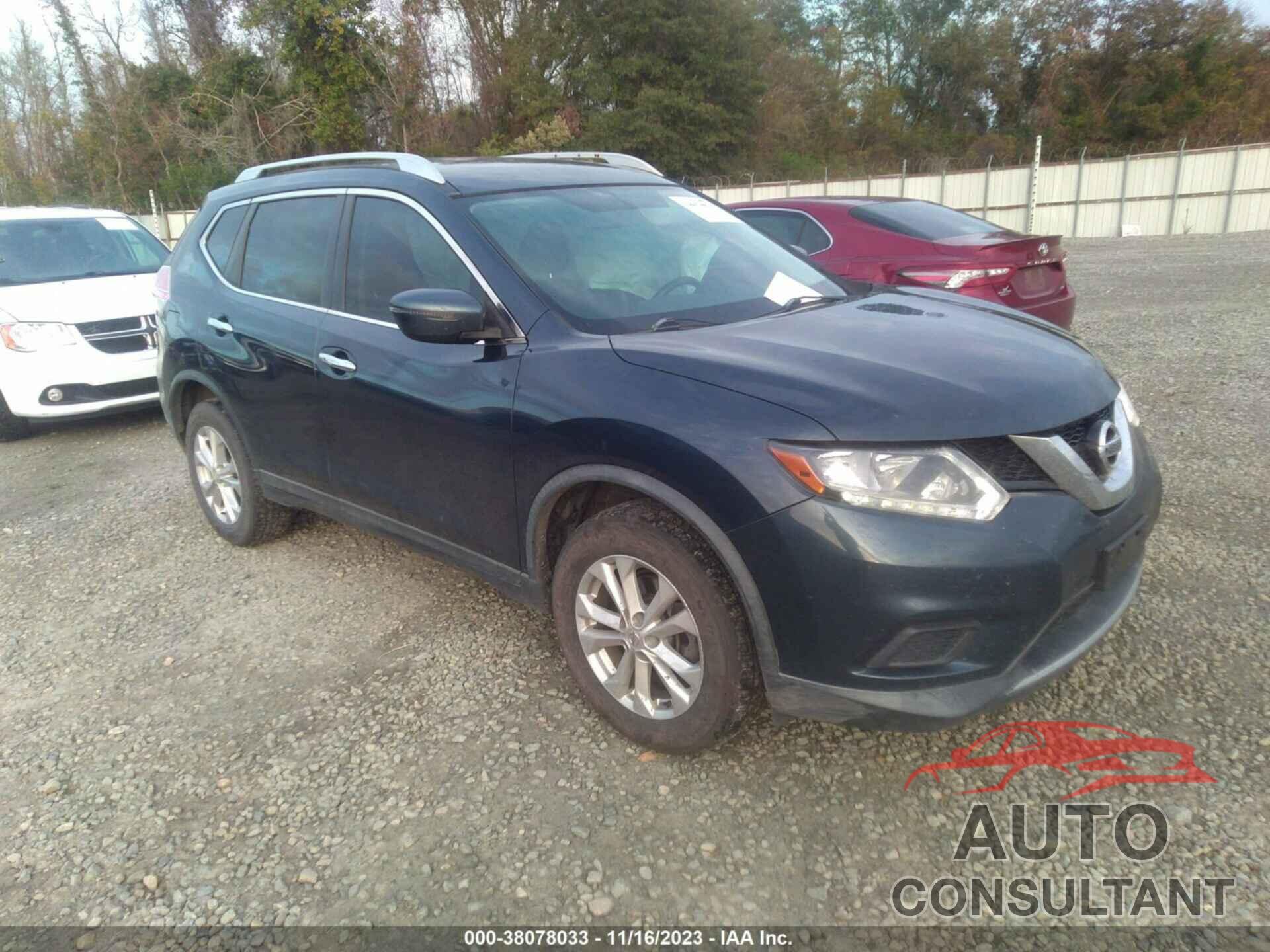 NISSAN ROGUE 2016 - KNMAT2MV5GP731442