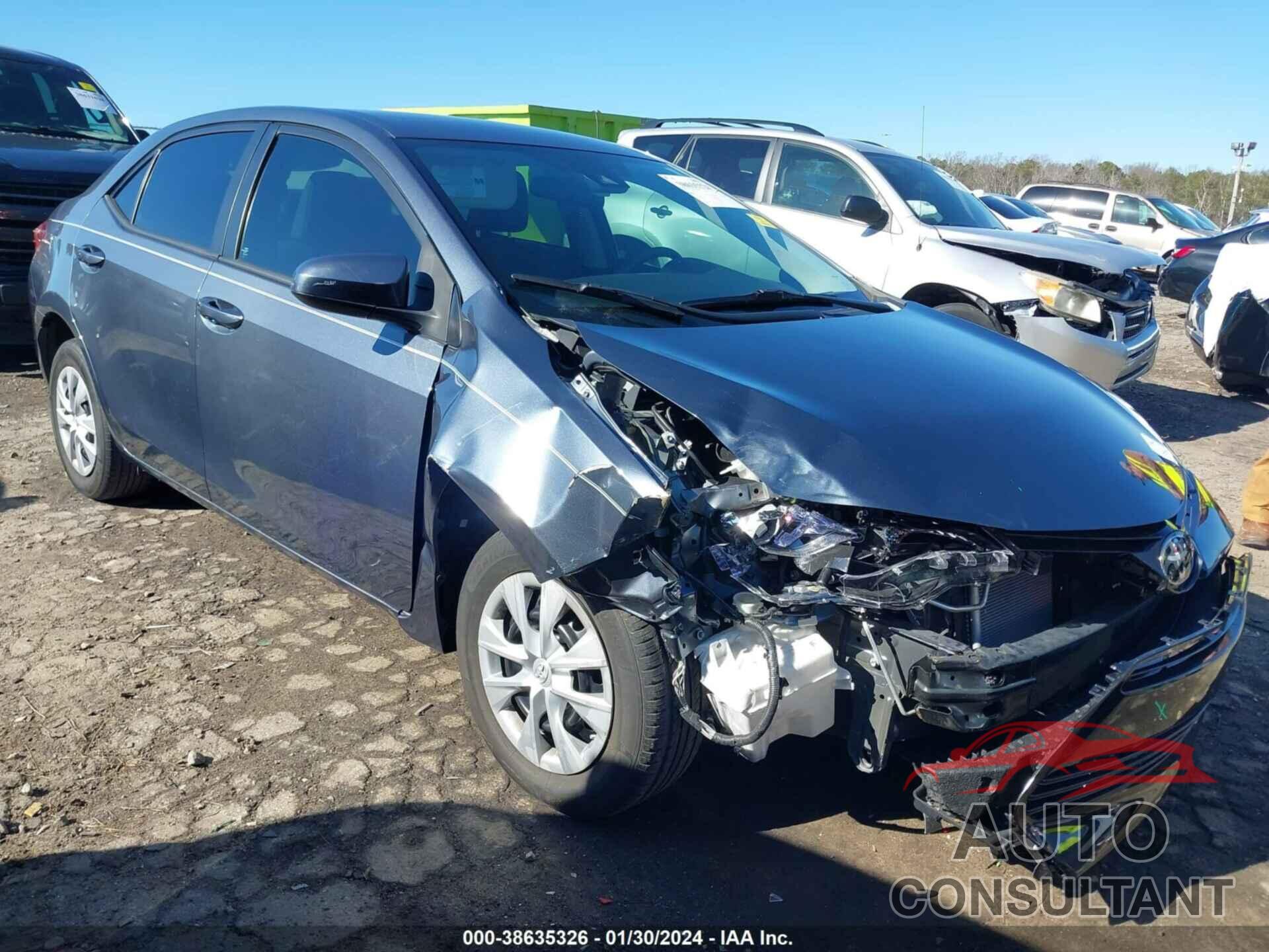 TOYOTA COROLLA 2017 - 2T1BURHE3HC848330
