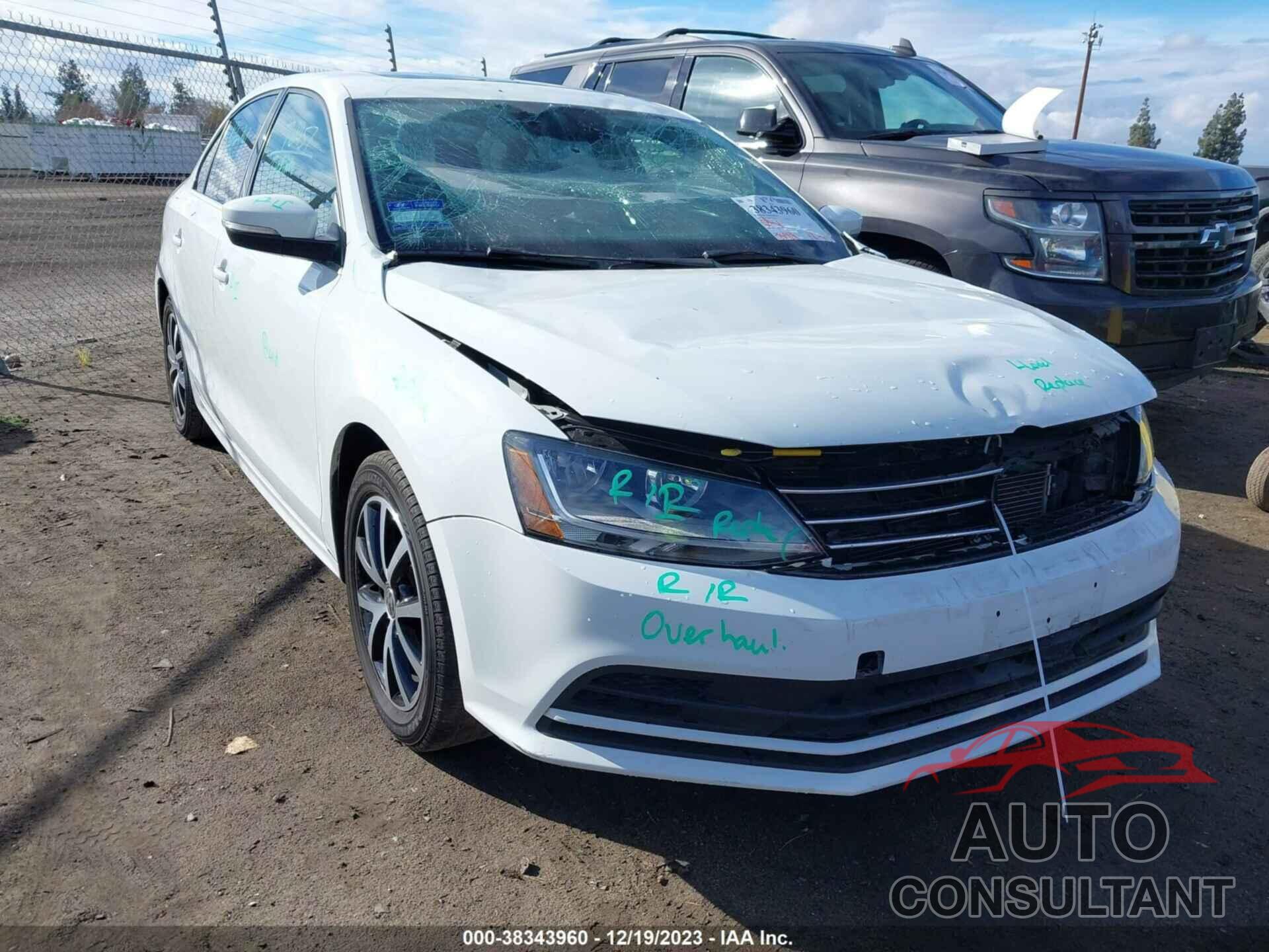 VOLKSWAGEN JETTA 2017 - 3VWDB7AJ6HM277933