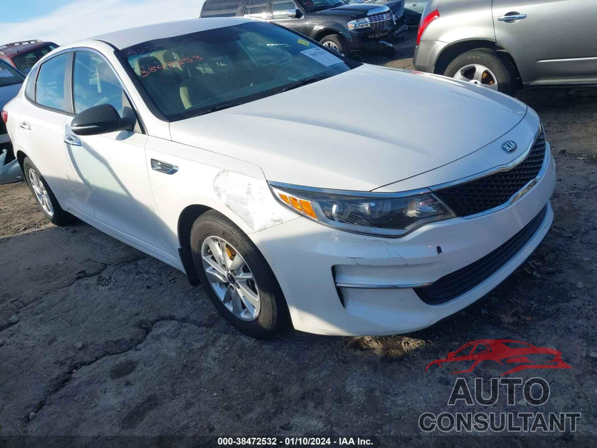 KIA OPTIMA 2016 - KNAGT4L33G5098955