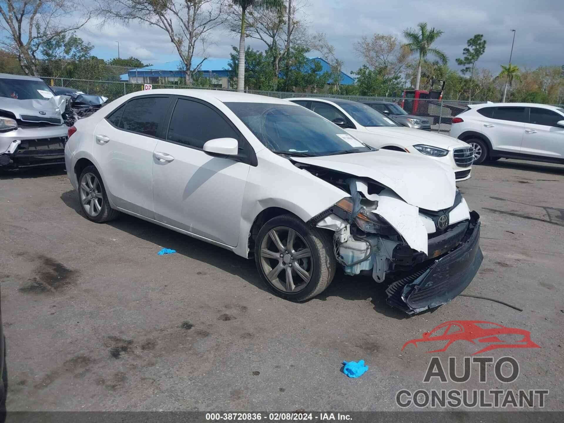 TOYOTA COROLLA 2017 - 2T1BURHEXHC791480